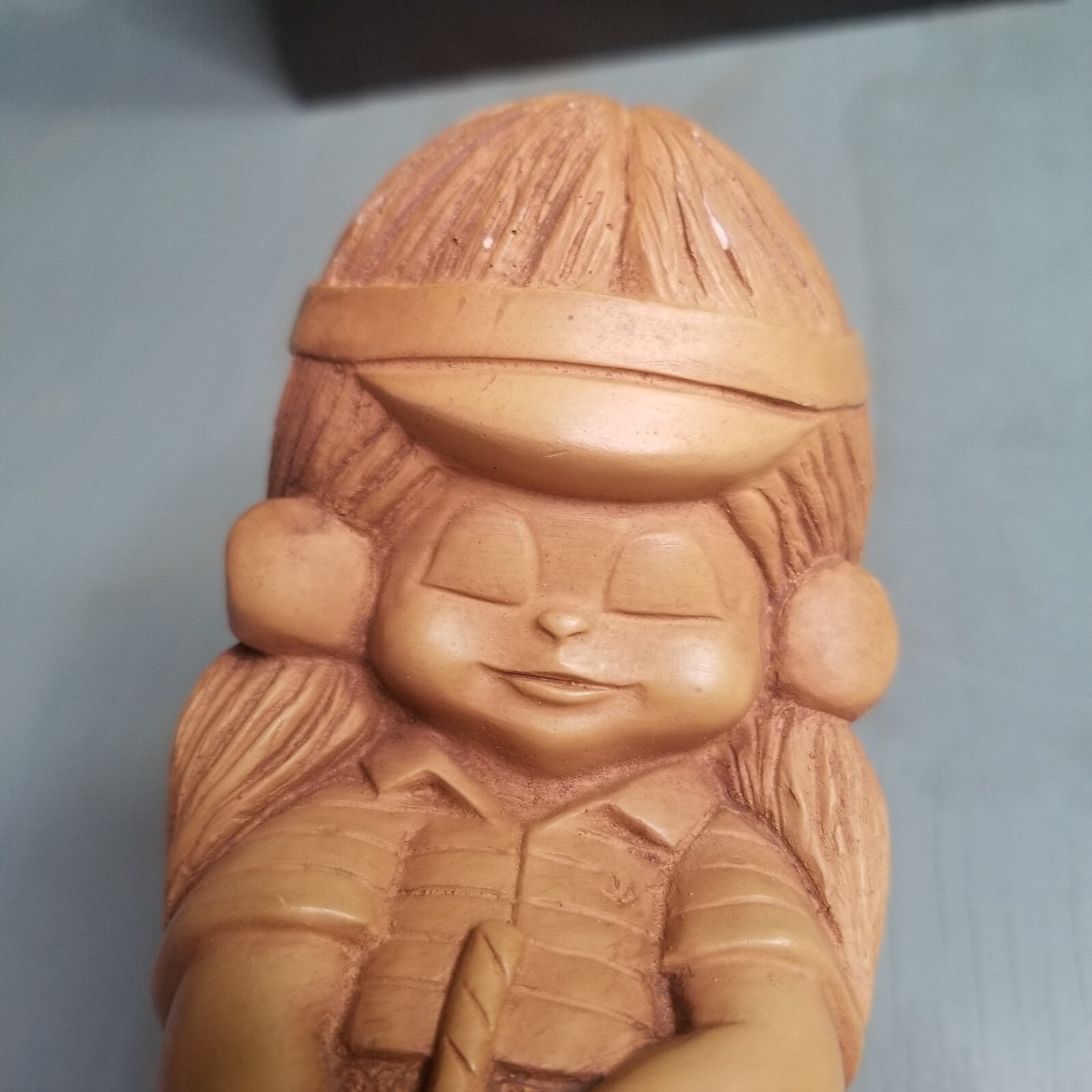 Vtg Bill Mack Fannykins (1971) Girl Putting Golf Solar Statuary Statue Figure