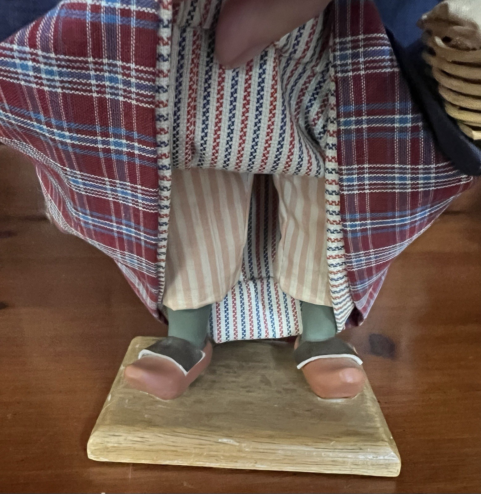 Santos d’Art Lise Berger French Doll Signed Basket Pristine