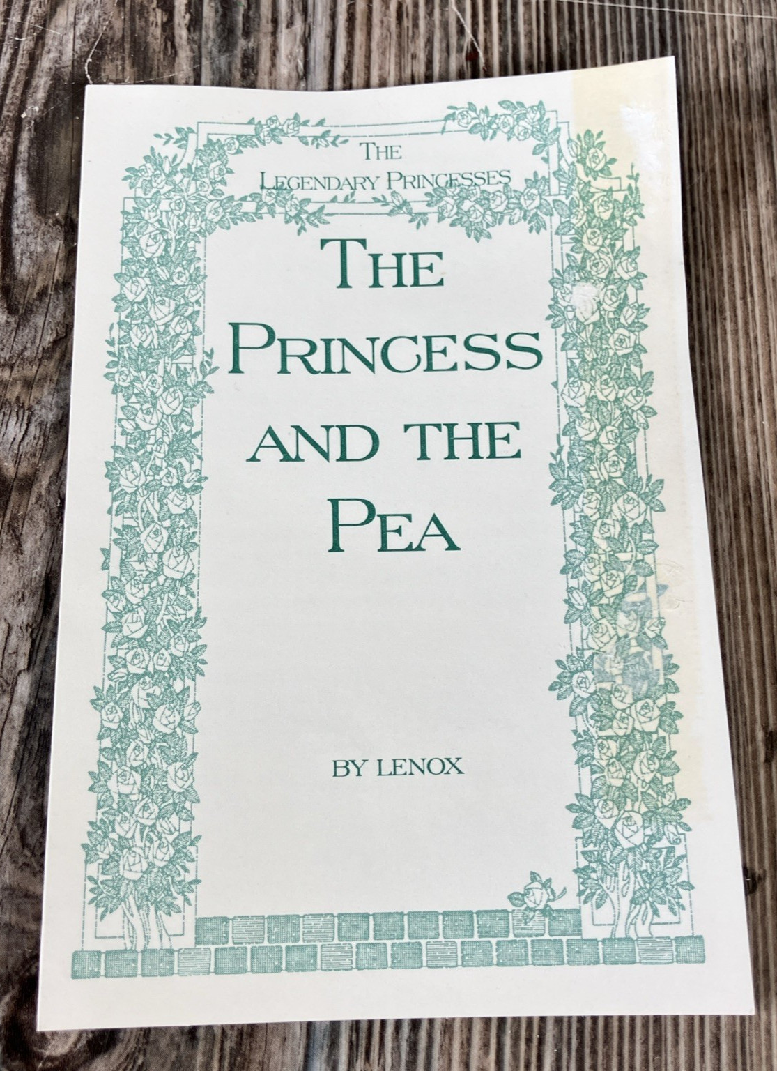 Lenox Princess and the Pea Figurine 1993 Legendary Princesses 5227/9500 COA, Box