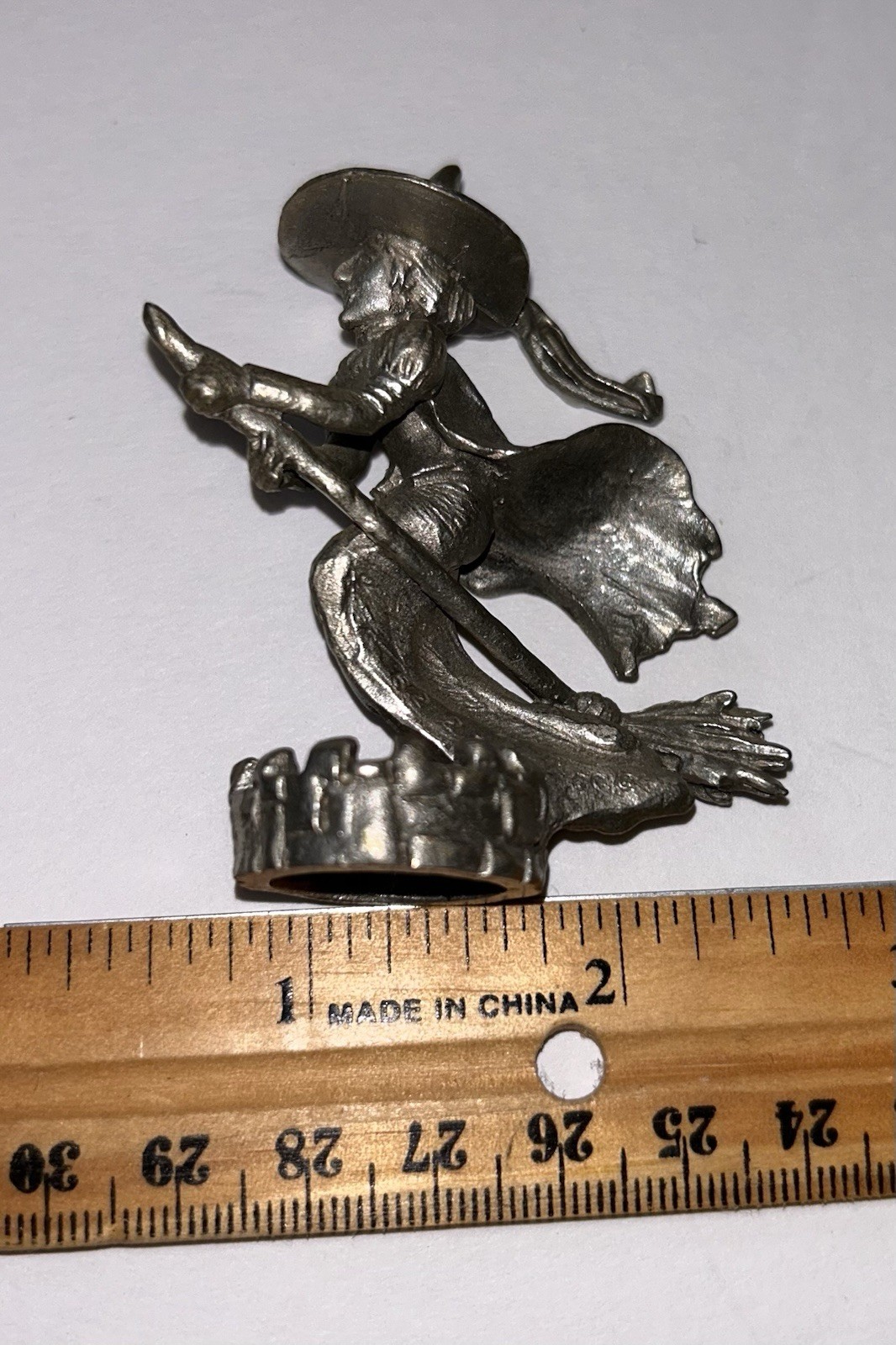 3 Comstock Pewter Wizard of Oz Figurines Glinda, Wicked Witch & Flying Monkey