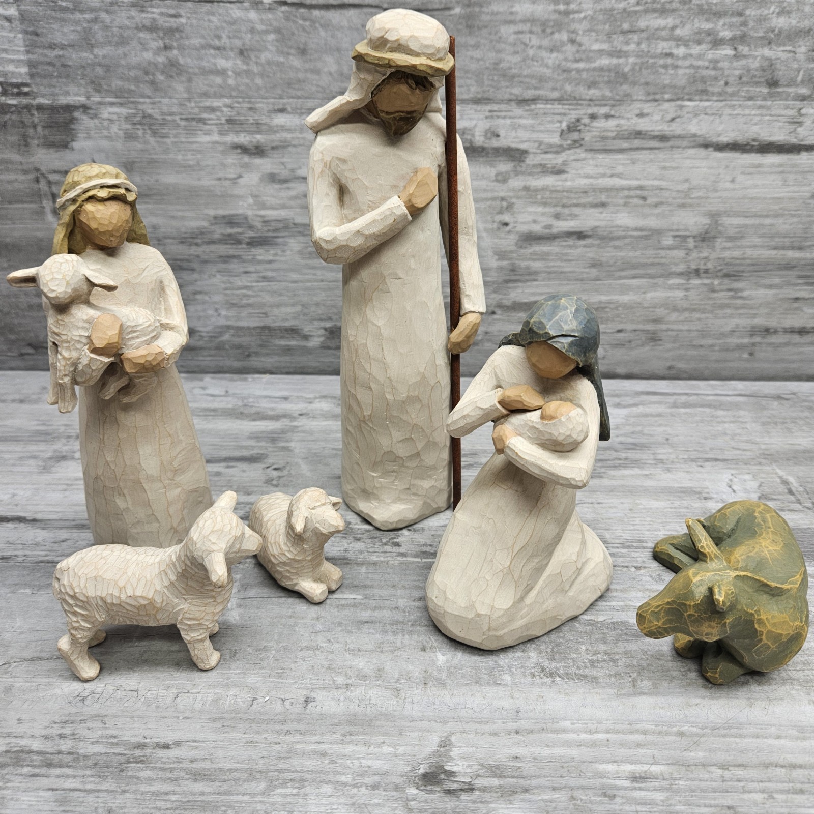 Willow Tree Susan Lordi 6 Piece Nativity Set Demdaco 26005 No Box