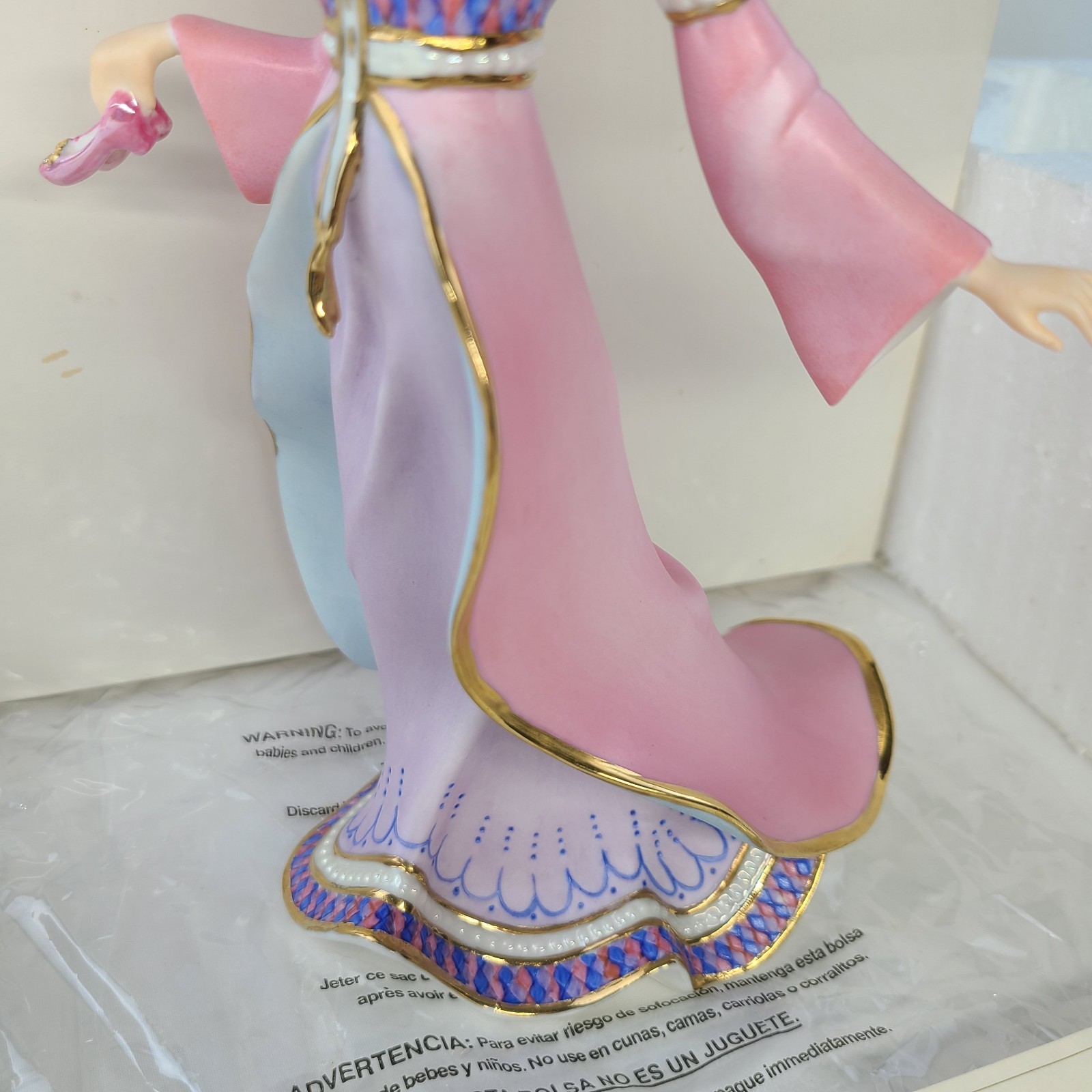 LENOX DANCING PRINCESS Legendary Princess sculpture 2005 W/ BOX & COA!