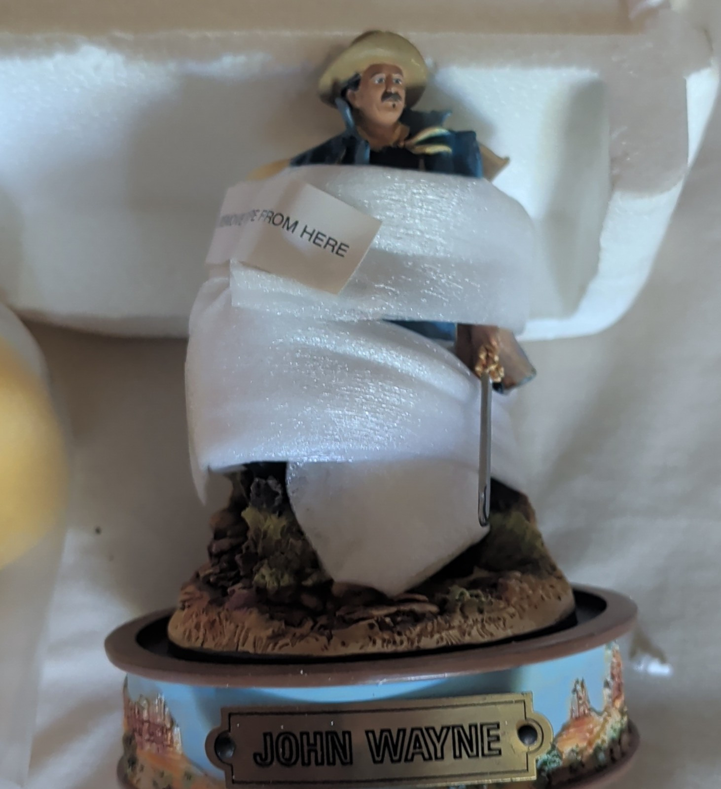 TFM Hand Painted Limited Edition John Wayne Sculpture Multicolor Boxed Adult