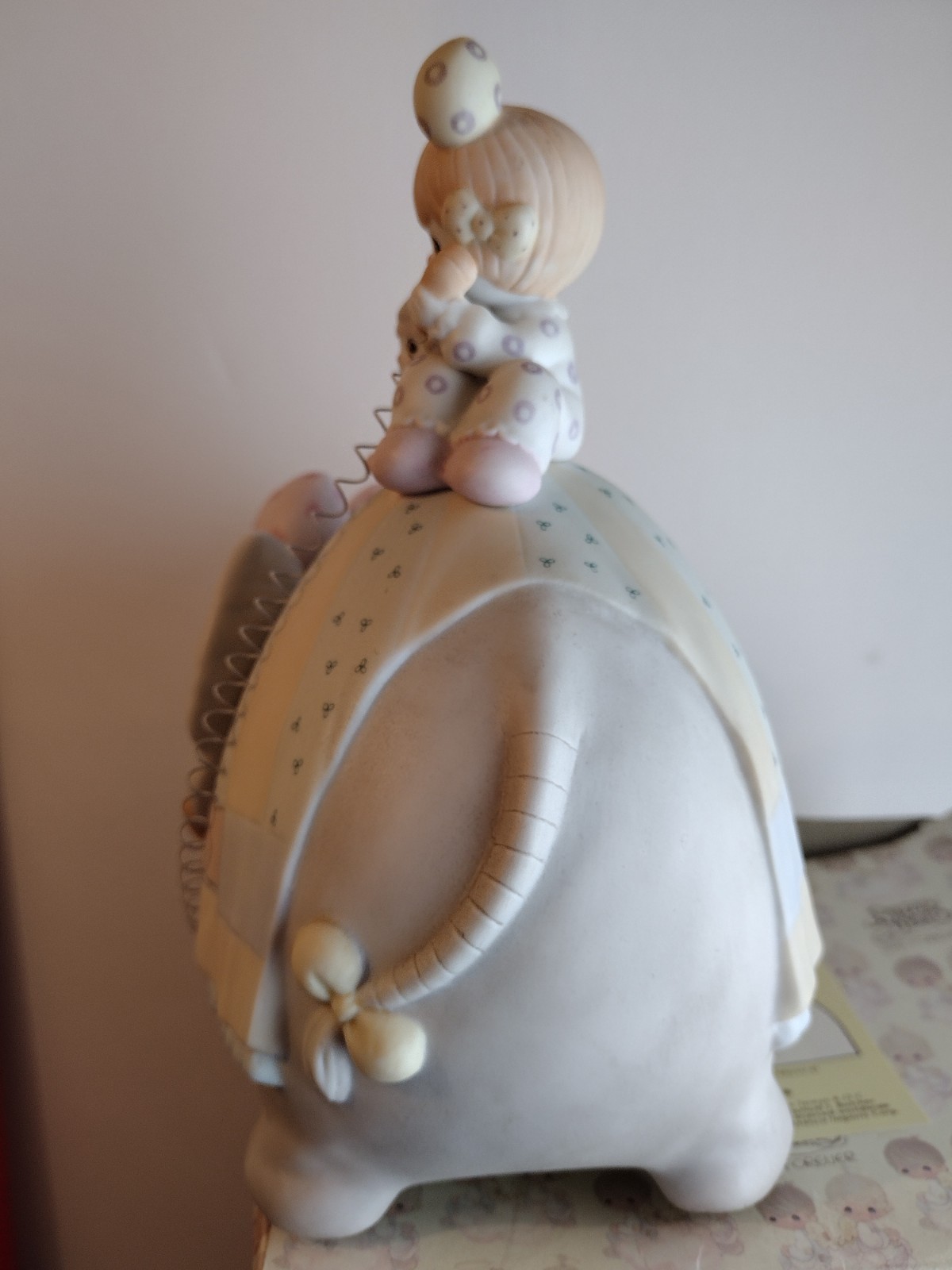 Pecious Moments 102520 Girl on Elephant Music Box