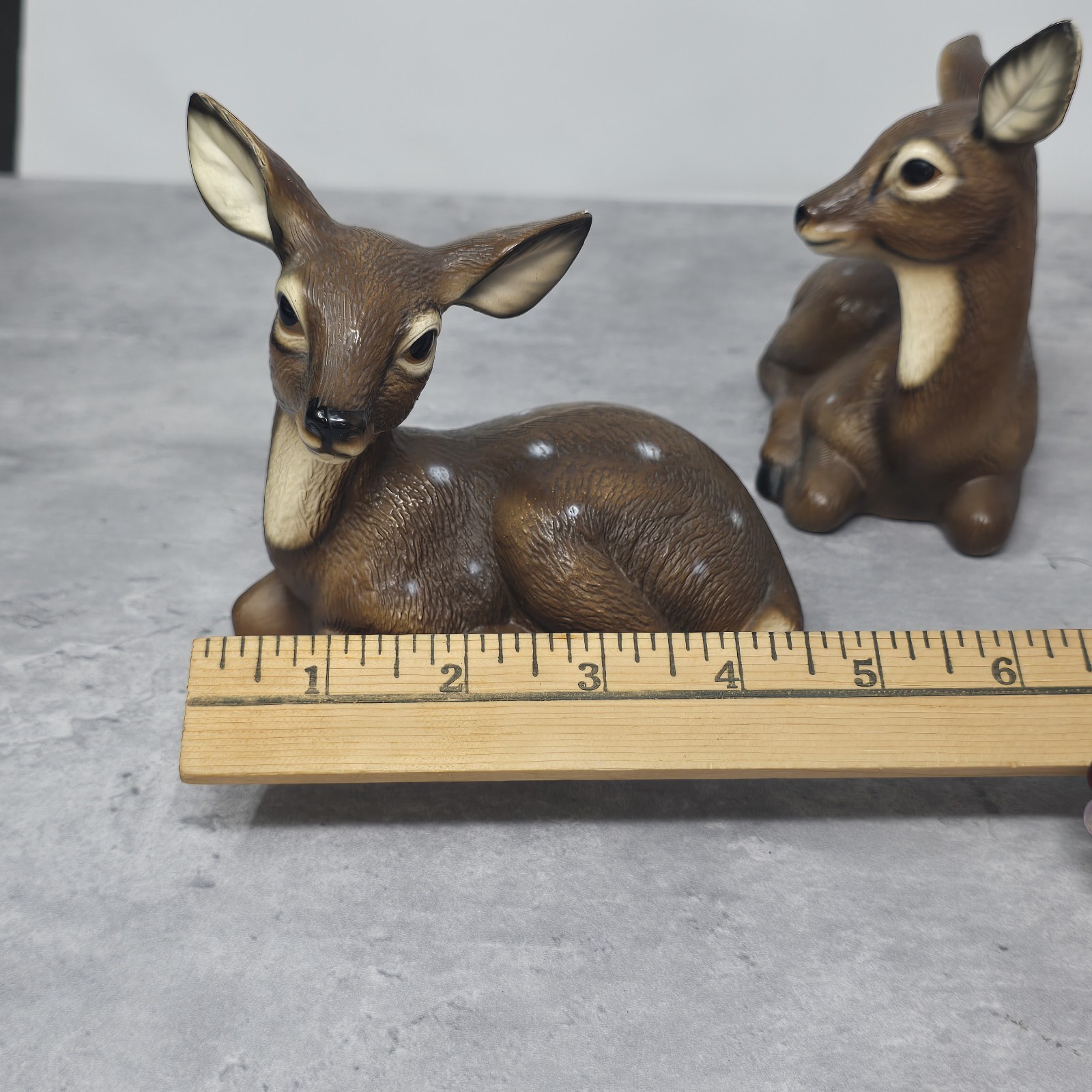 MCM Fawns Deer Figures 1950s – 1960s Japan Ceramic Deers Fawn Royal Crown