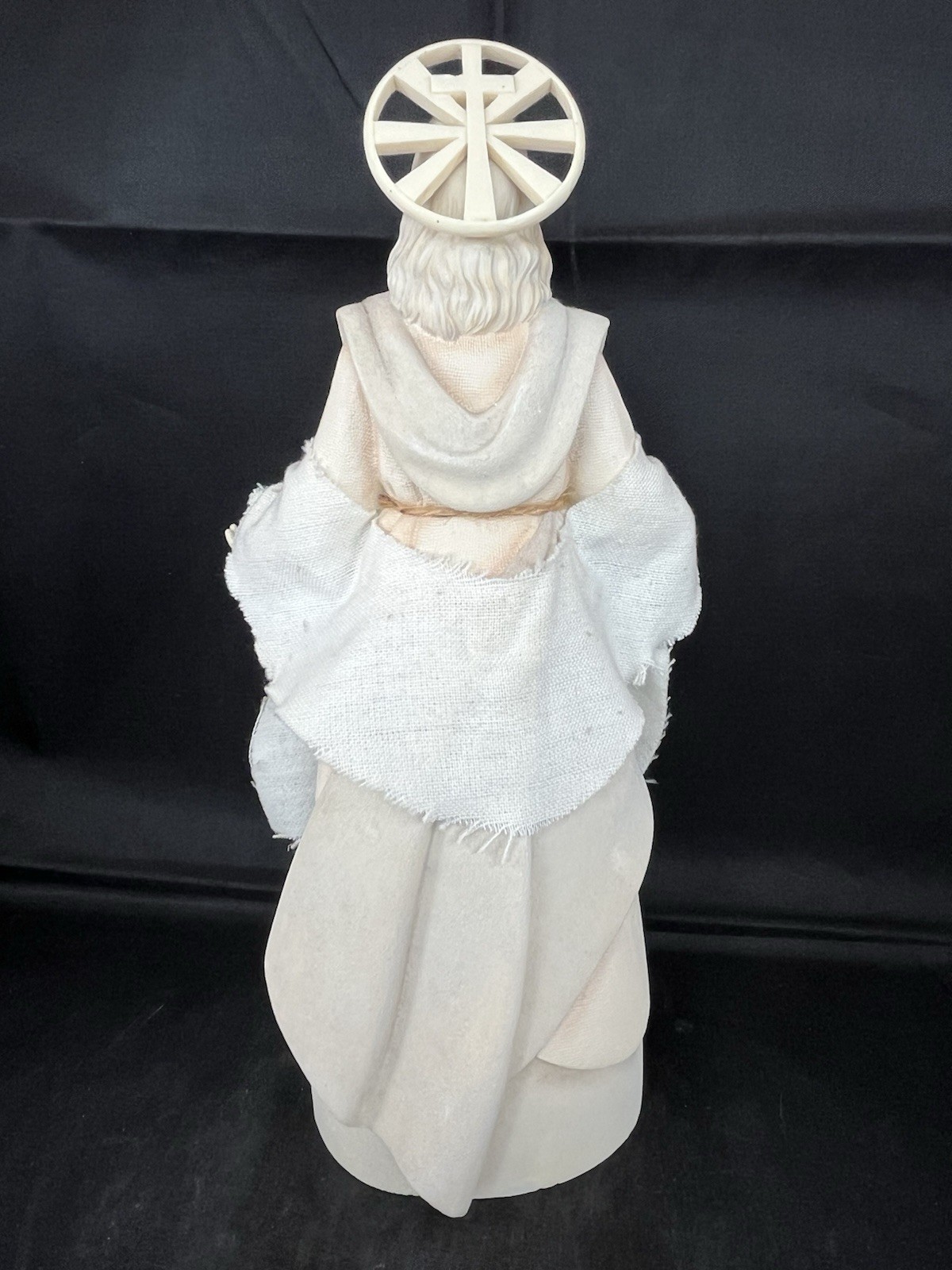 Jesus Christ Ask Seek Knock Stone Resin Figure Foundations 2008 Enesco #4015047