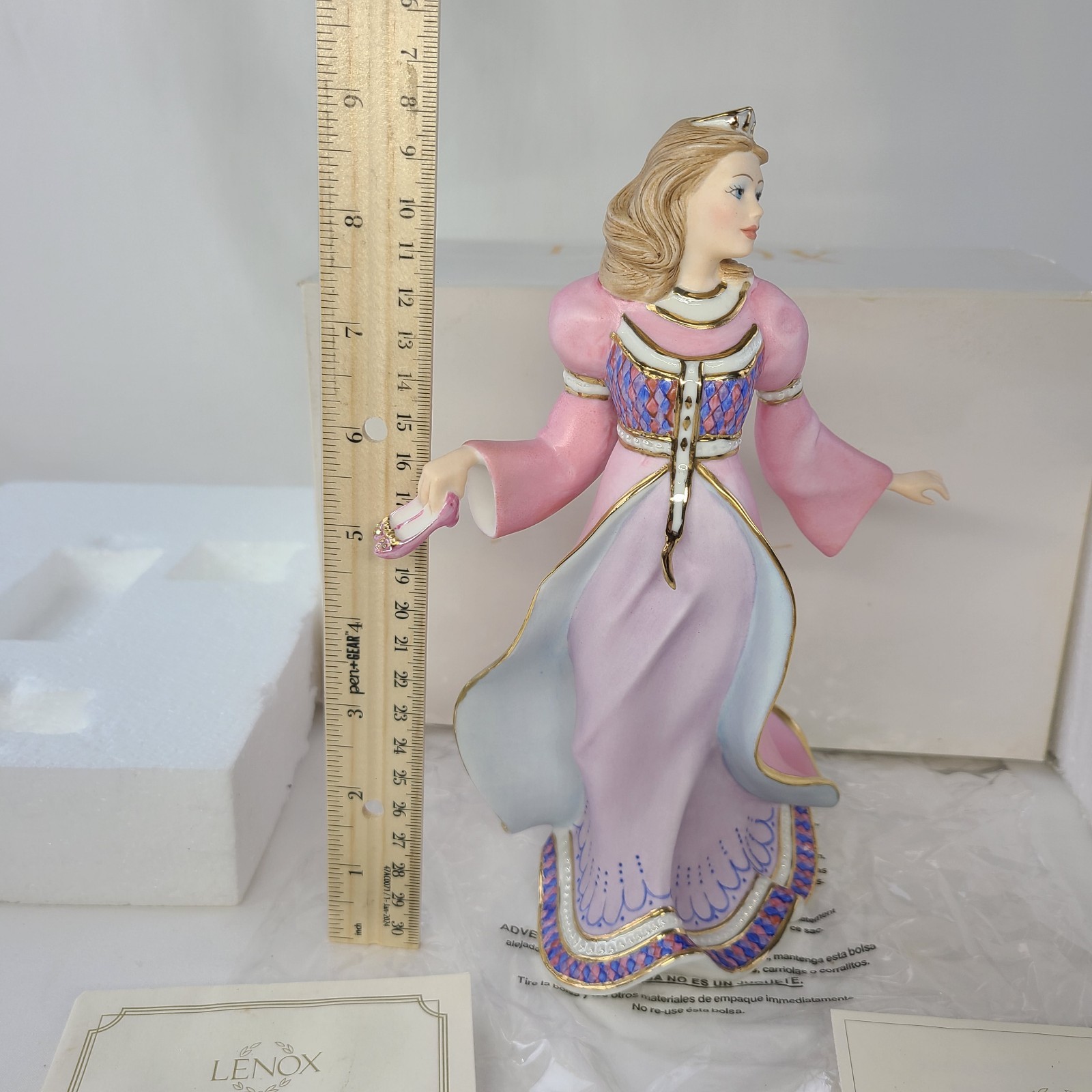 LENOX DANCING PRINCESS Legendary Princess sculpture 2005 W/ BOX & COA!