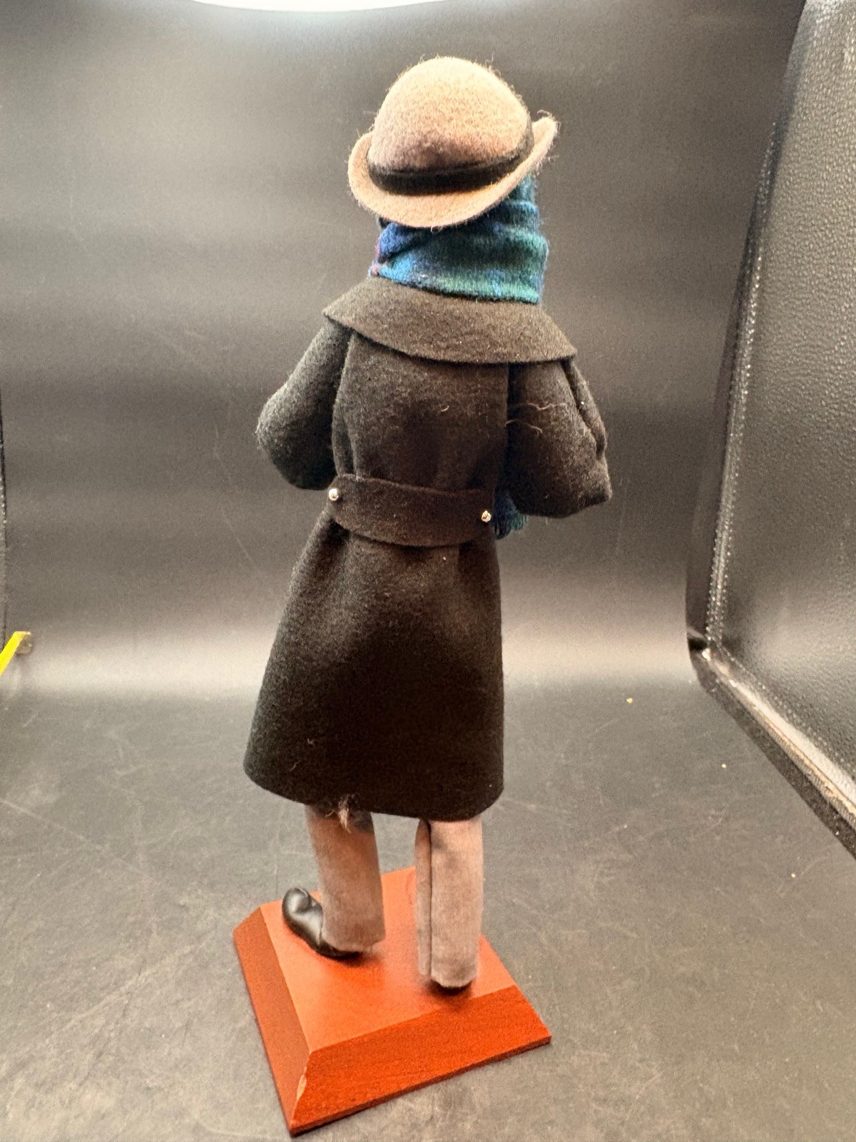 Vintage Simpich Character Doll Mandolin Man Christmas Figure As Is