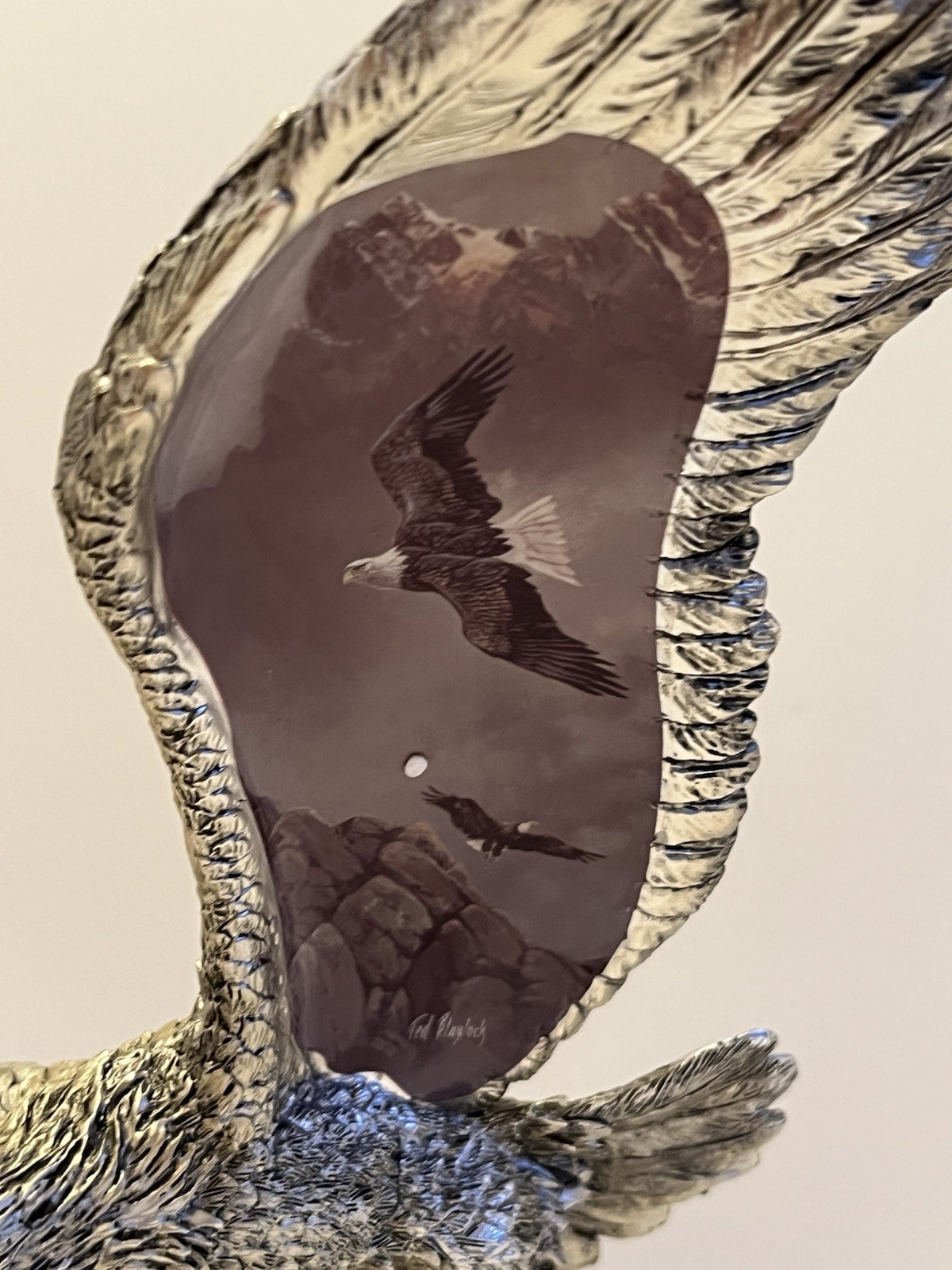 The Bradford Exchange “Honored Wings” On Eagles’ Wings Ted Blaylock