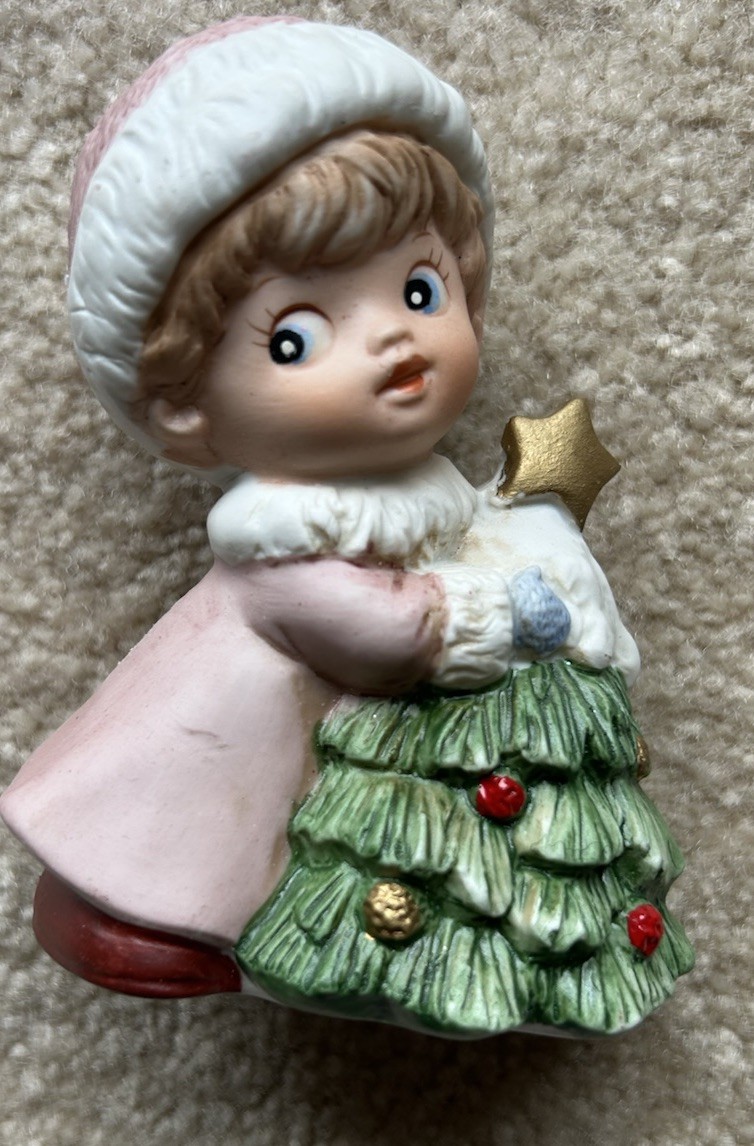 Vintage Homco Christmas #5556 Christmas Children