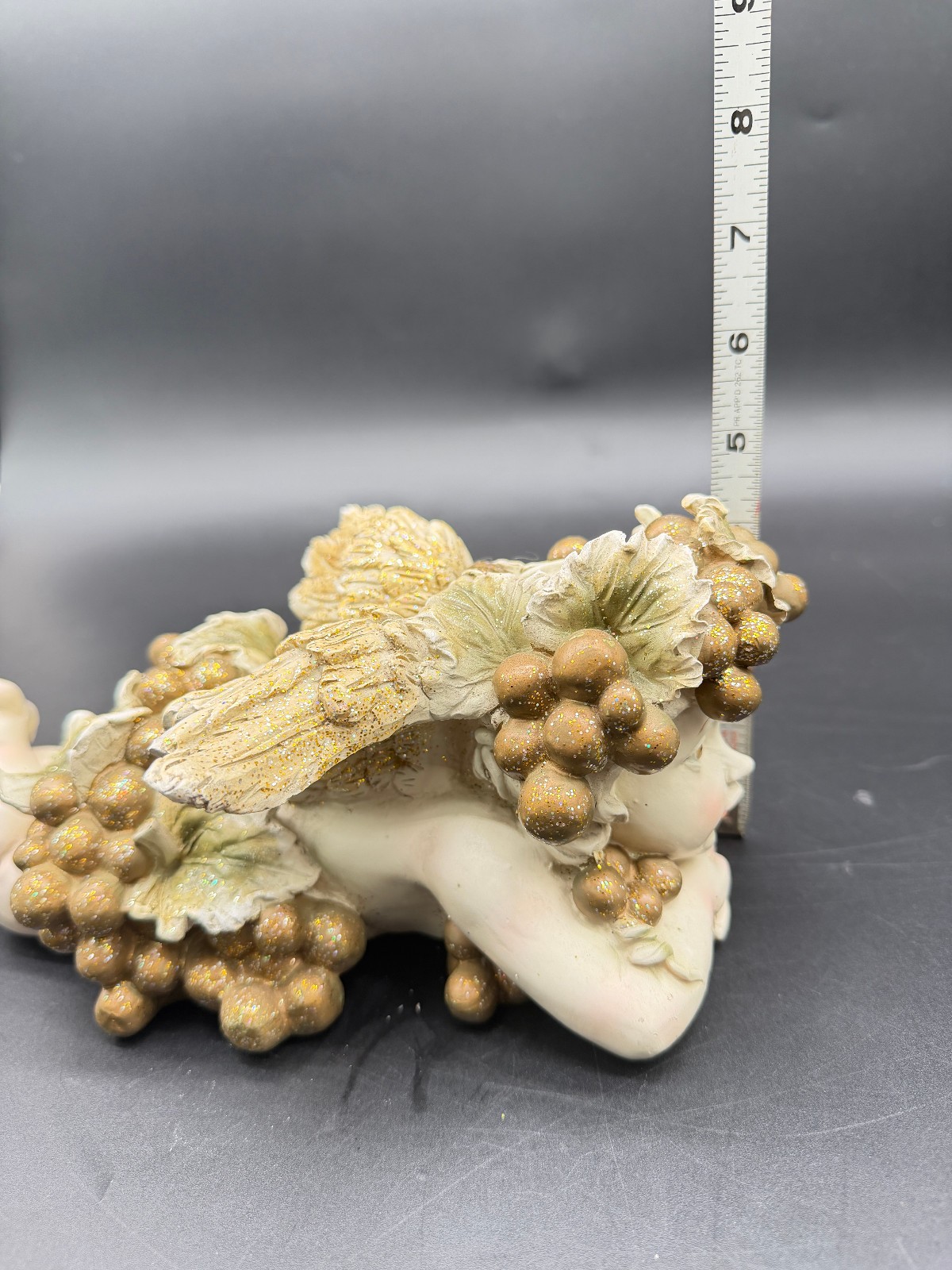 Angel Cherub Resin Angel figurine Beautiful Details and Coloring 12 In