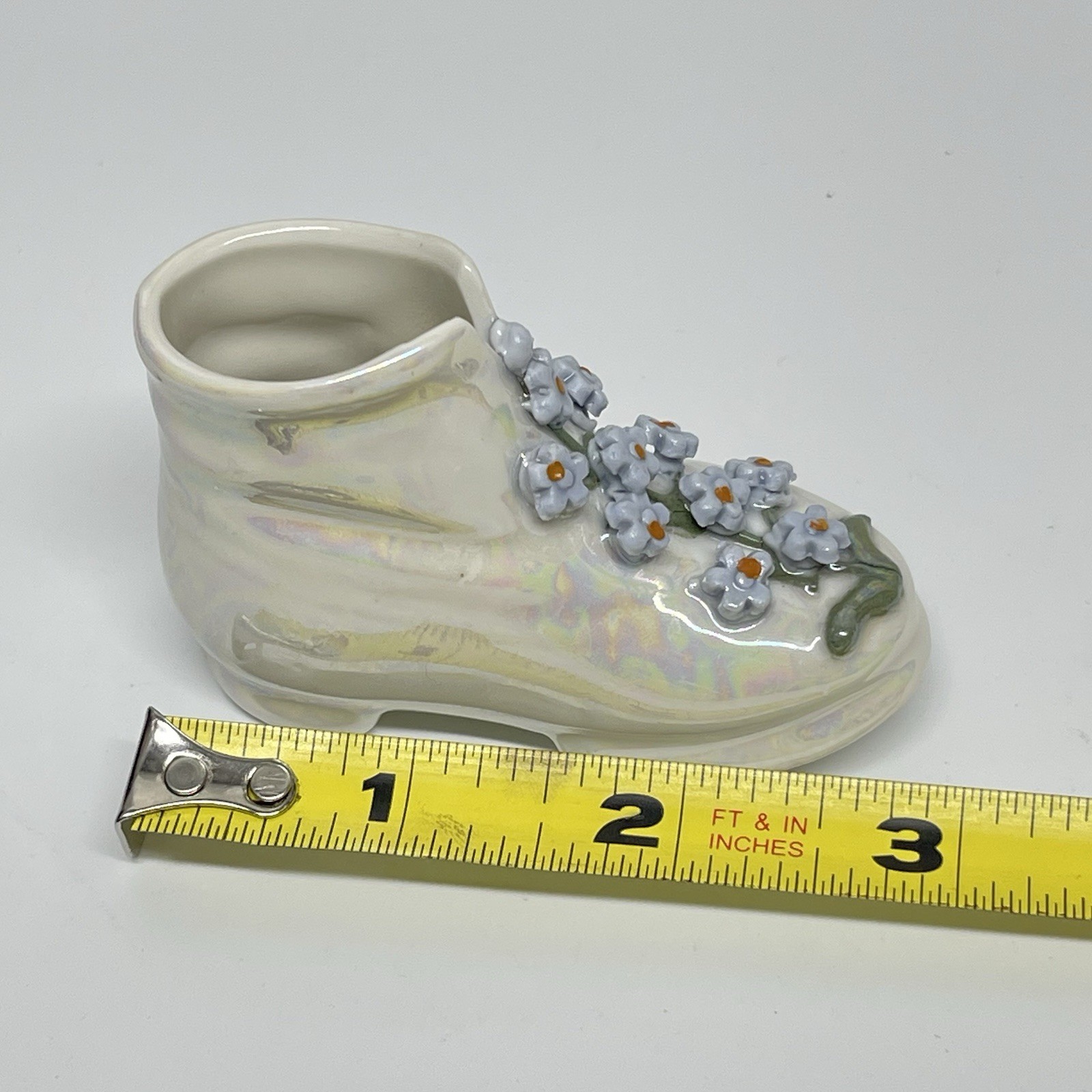 Vintage Miniature Shoe Collection Porcelain & Glass Decorative Lot of 4