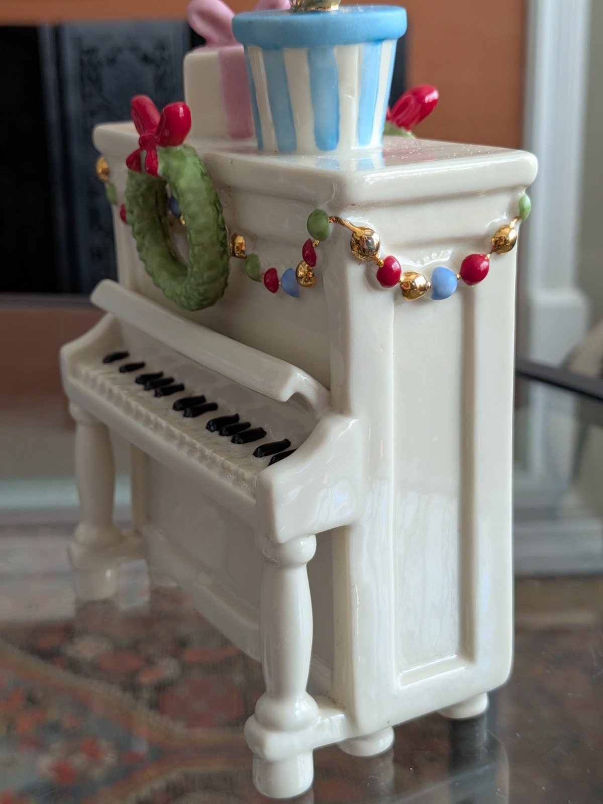 Lenox Grinch’s Christmas Melody 2014 Piano Sculpture Piano ONLY Holiday Art