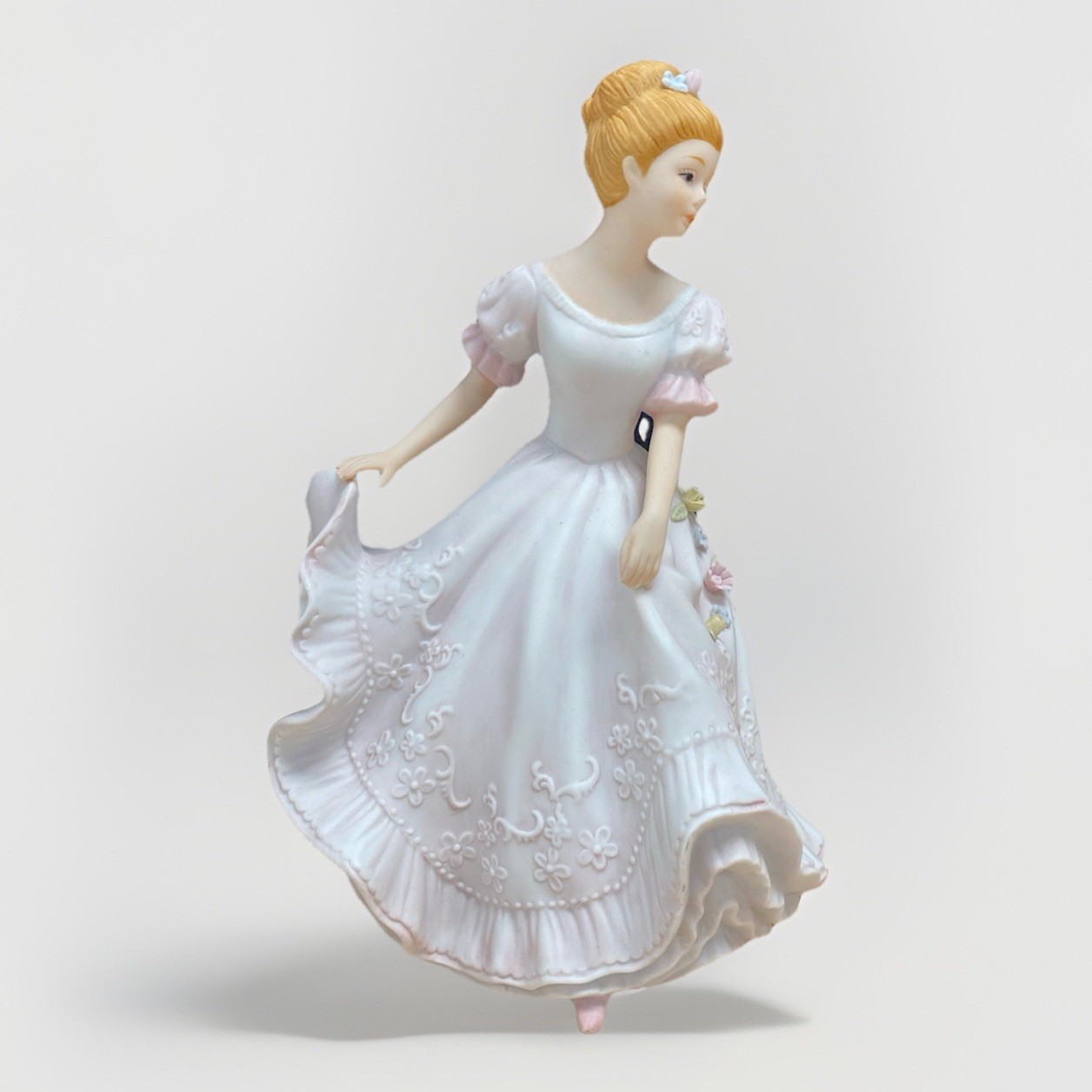 Vintage Homco Masterpiece Porcelain Lady Caroline Figurine 1993