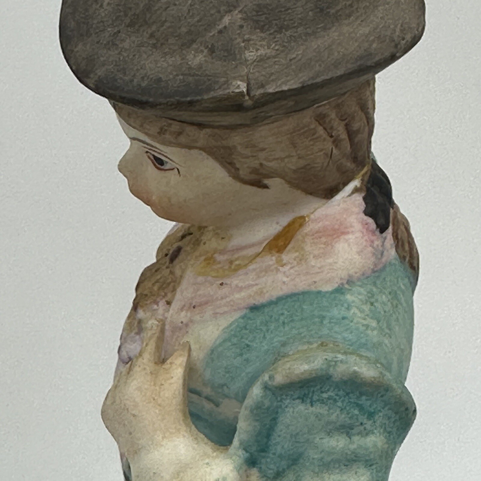 Vintage Porcelain Victorian French Colonial Boy