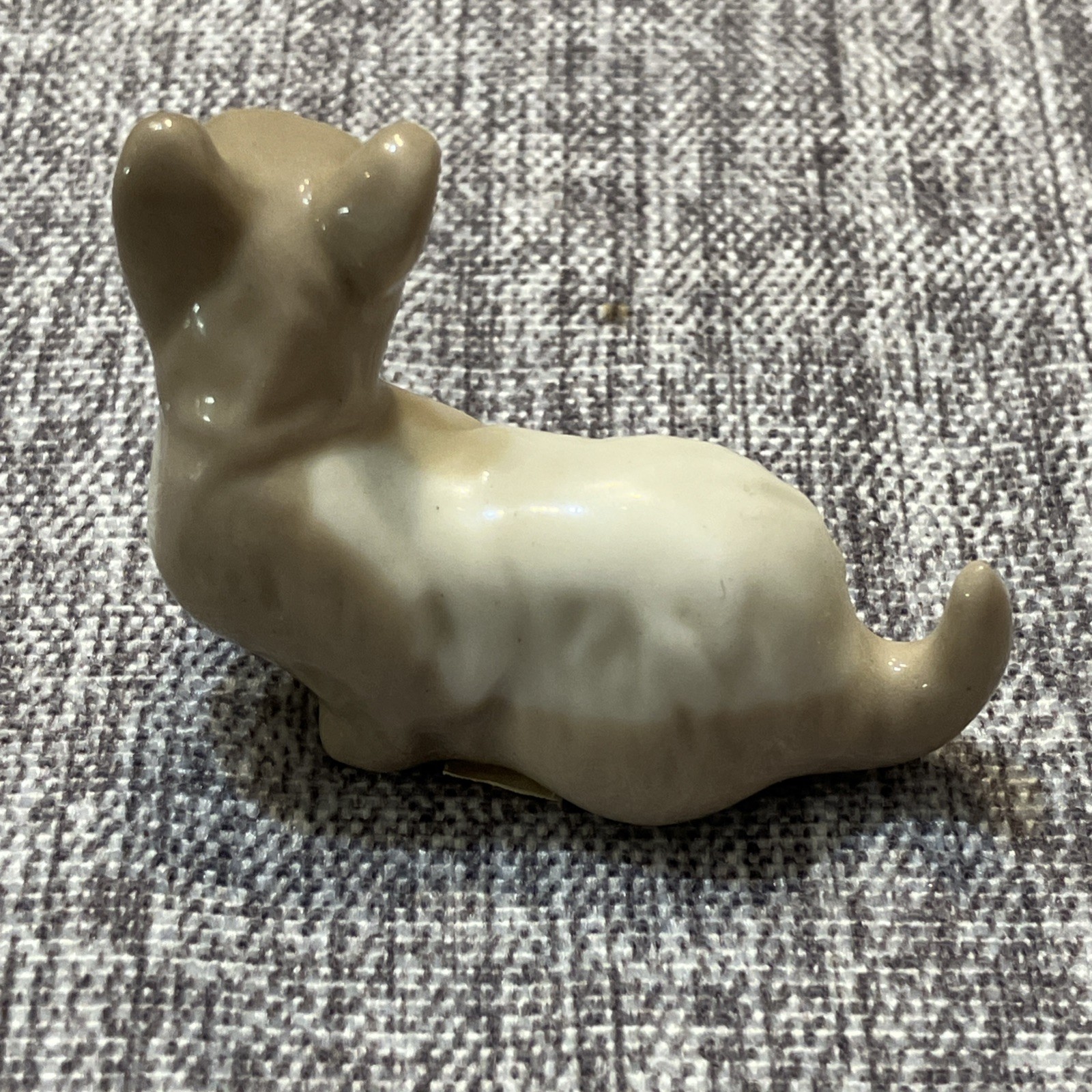Vintage Scottish Terrier Figurine Porcelain Dog Lomonosov Made in USSR Miniature