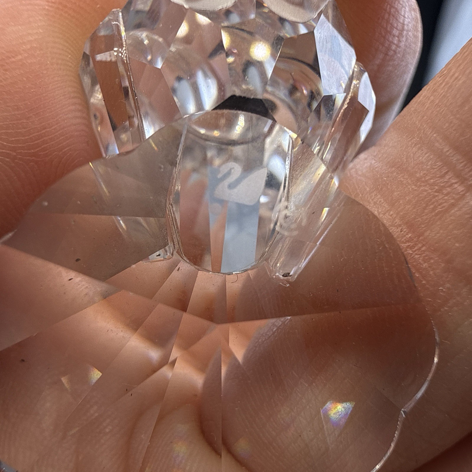 Swarovski Dove Peace Bird Crystal Figurine Box COA Clear Austria Retired