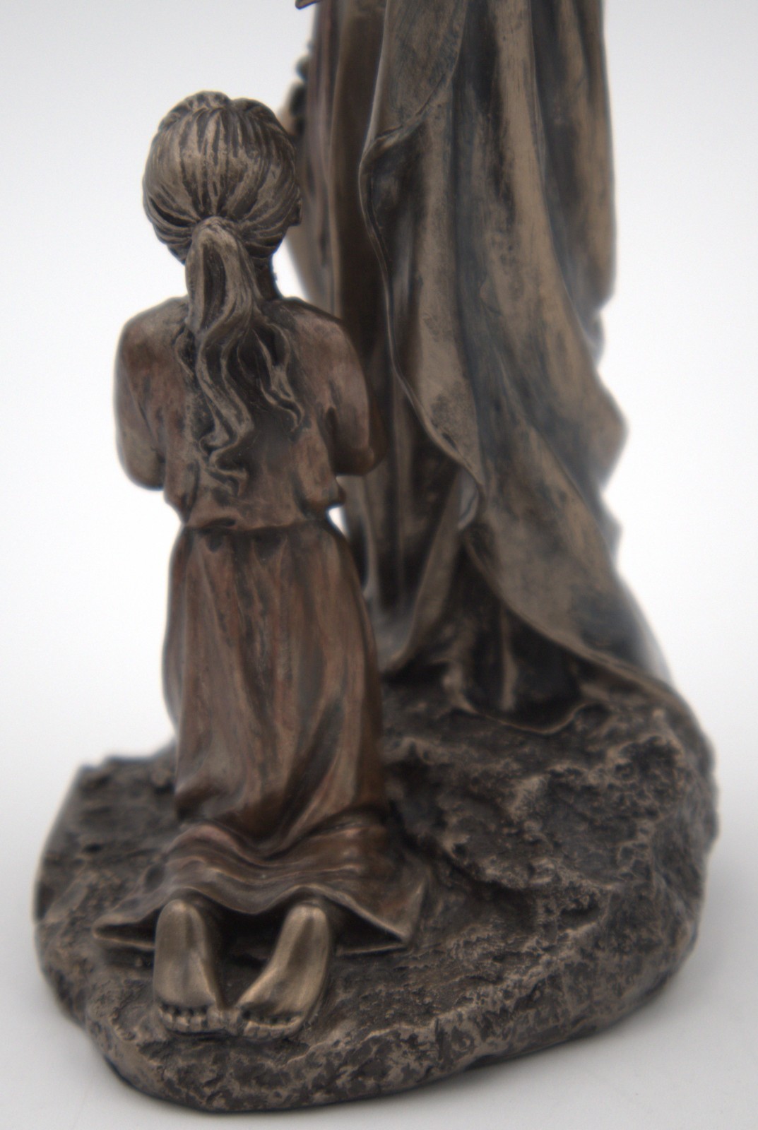 Veronese Design Our Lady of Lourdes Virgin Mary & St Bernadette Resin Statue 8″