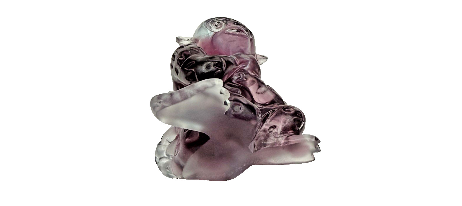 Liuligongfang Sign of Zodiac Little Monkey Signed Limited Edition Glass Figurine