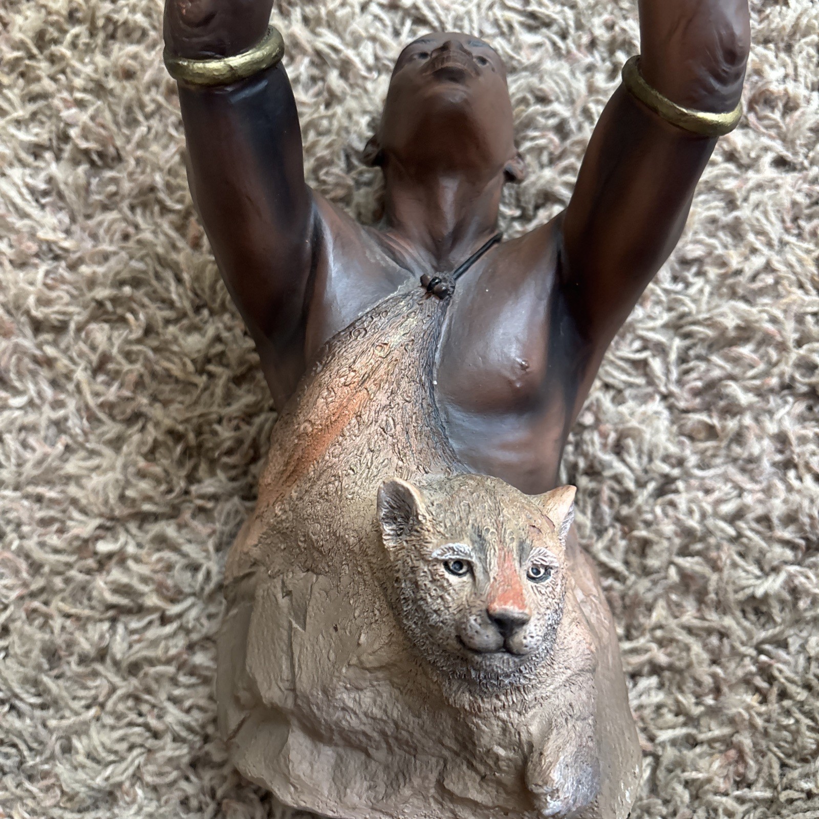Dave Grossman Creations Legacy Series Figurine 1998 African man with Child 517