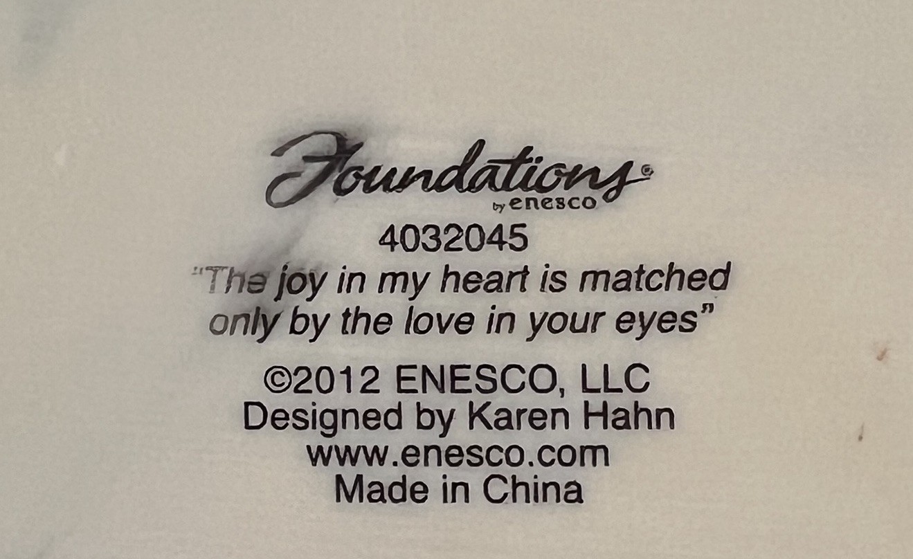 RARE Enesco Foundations Mother and Bride Figurine #4032045 Karen Hahn 2012 HTF