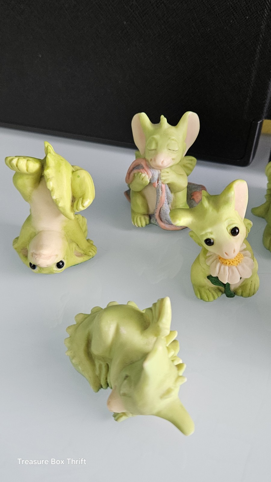 Whimsical World Of Pocket Dragons Real Musgrave Flambro Lot Of 7 1992-1998