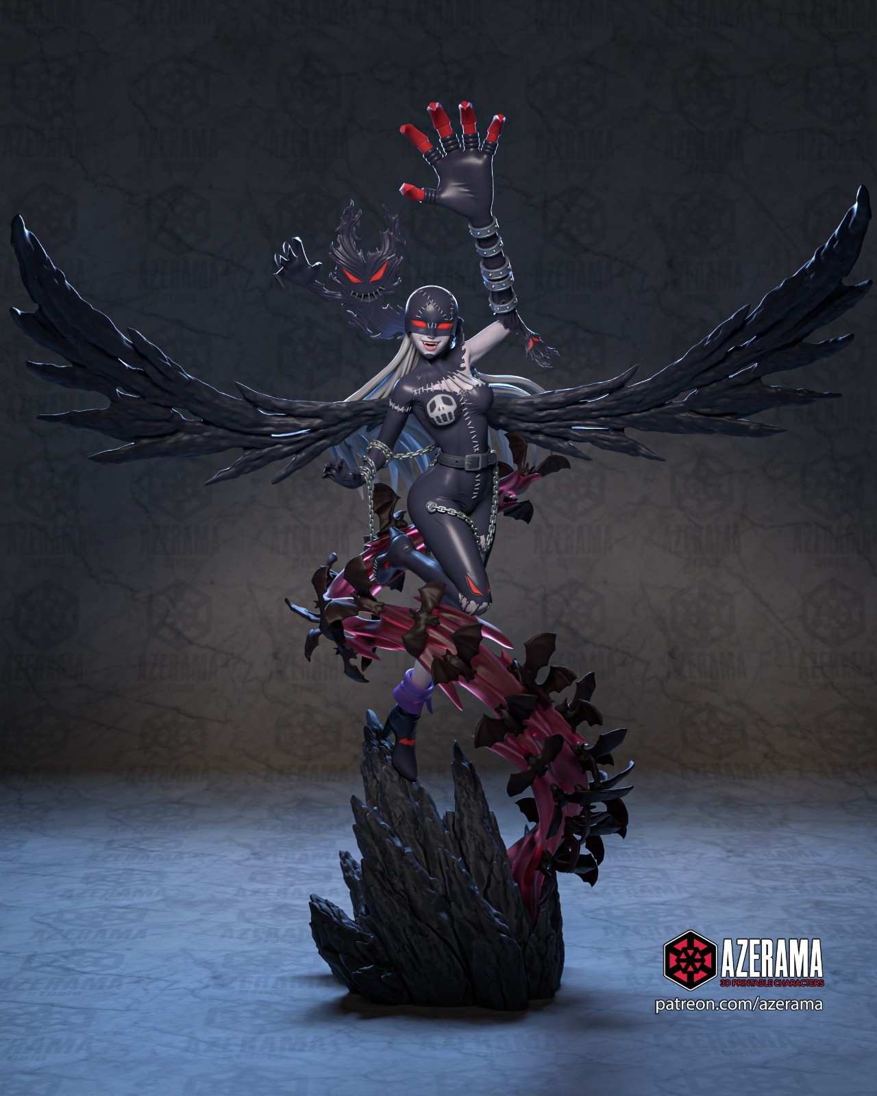 LadyDevimon | Fallen Virus Queen Edition | UNPAINTED | 1/8 Scale Resin Kit