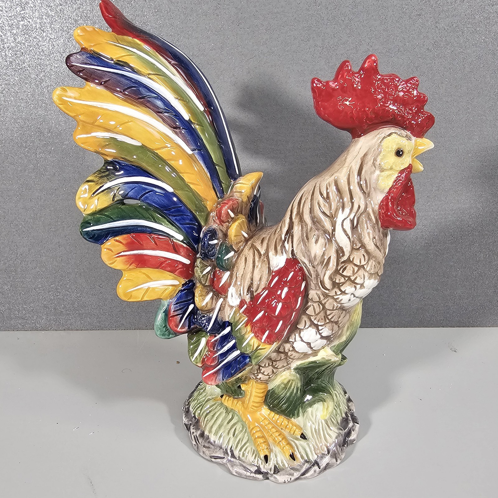 Rooster Figurine J Willfred / Andrea By Sadek (61193) 9.5″ tall