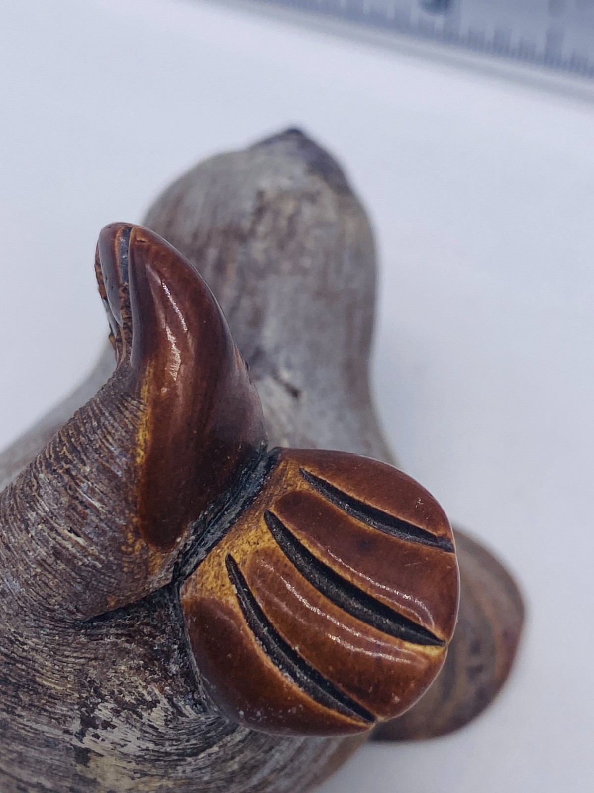 Artesania Rinconada Vintage Signed Baby Seal, Sea Lion Figurine #025, Uruguay