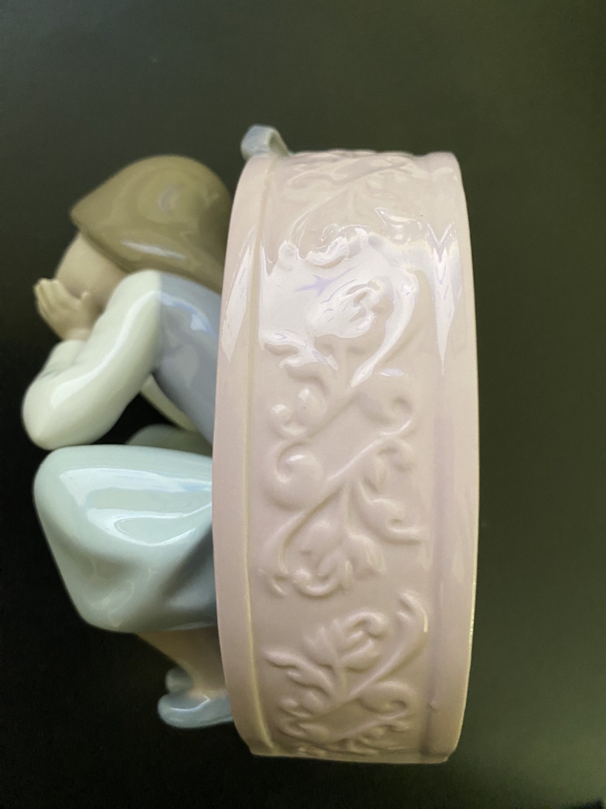 LLADRO Vintage Alphabet Girl Figurine, Letter O