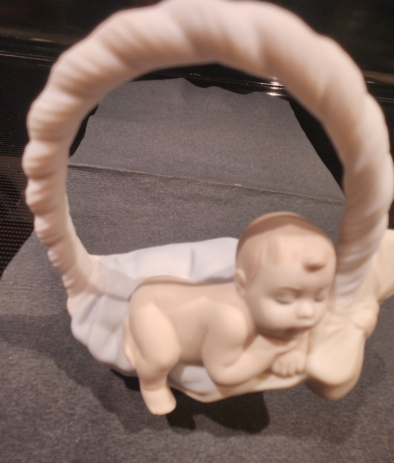 RETIRED Lladro Born In 2007 Baby Boy Figurine ~ Includes Original Box and Papers