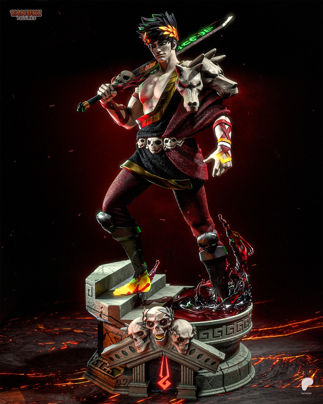 Zagreus – Hades 1/6 Scale Figure Statue Unpainted Garage Kit Resin