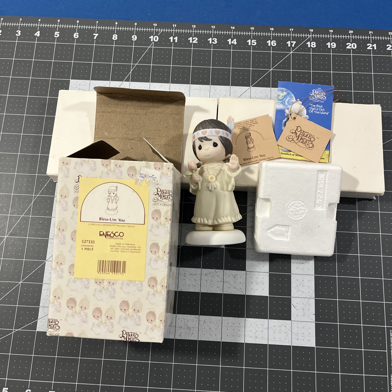 Enesco Precious Moments Bless-Um You Native American Girl Figurine 527335 – New