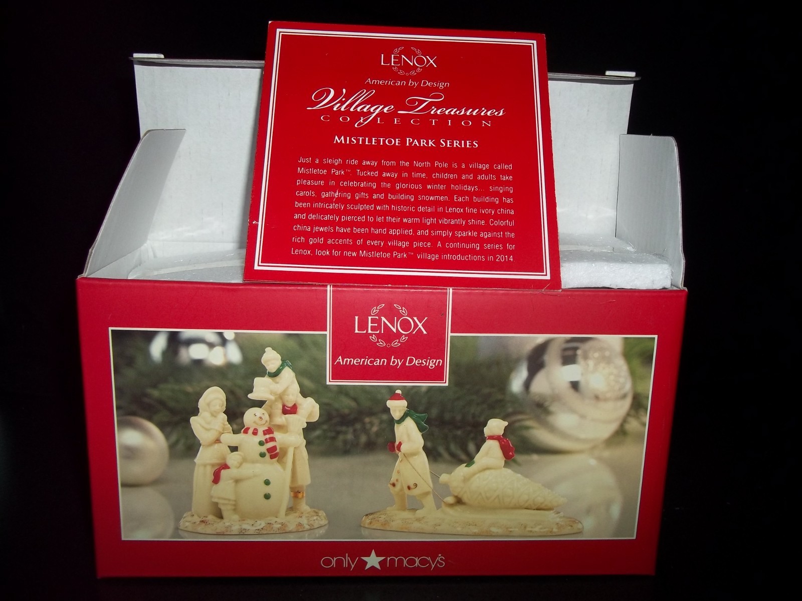 Lenox Mistletoe Park Winter Family Fun 2017 NIB