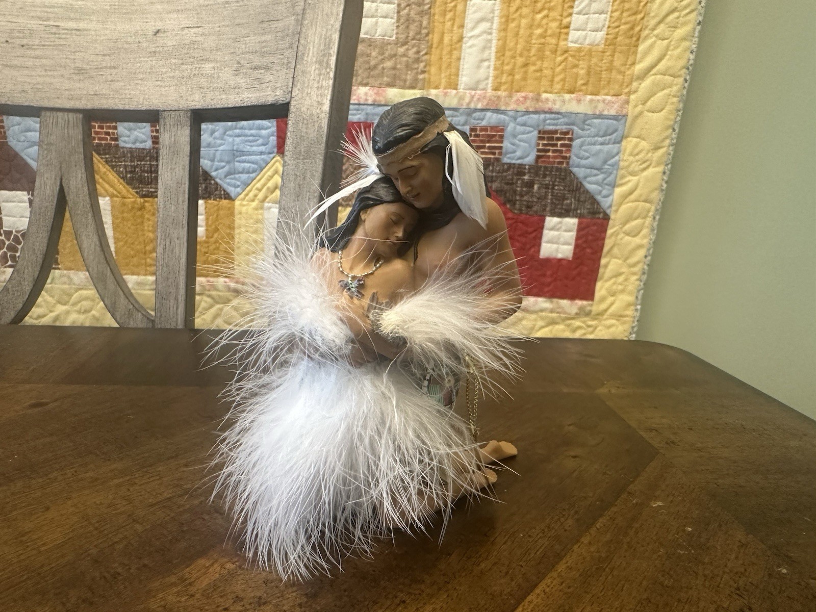 Ashton Drake “Sacred Bond” Porcelain Indian Figurine Power & Passion Lee Bogle