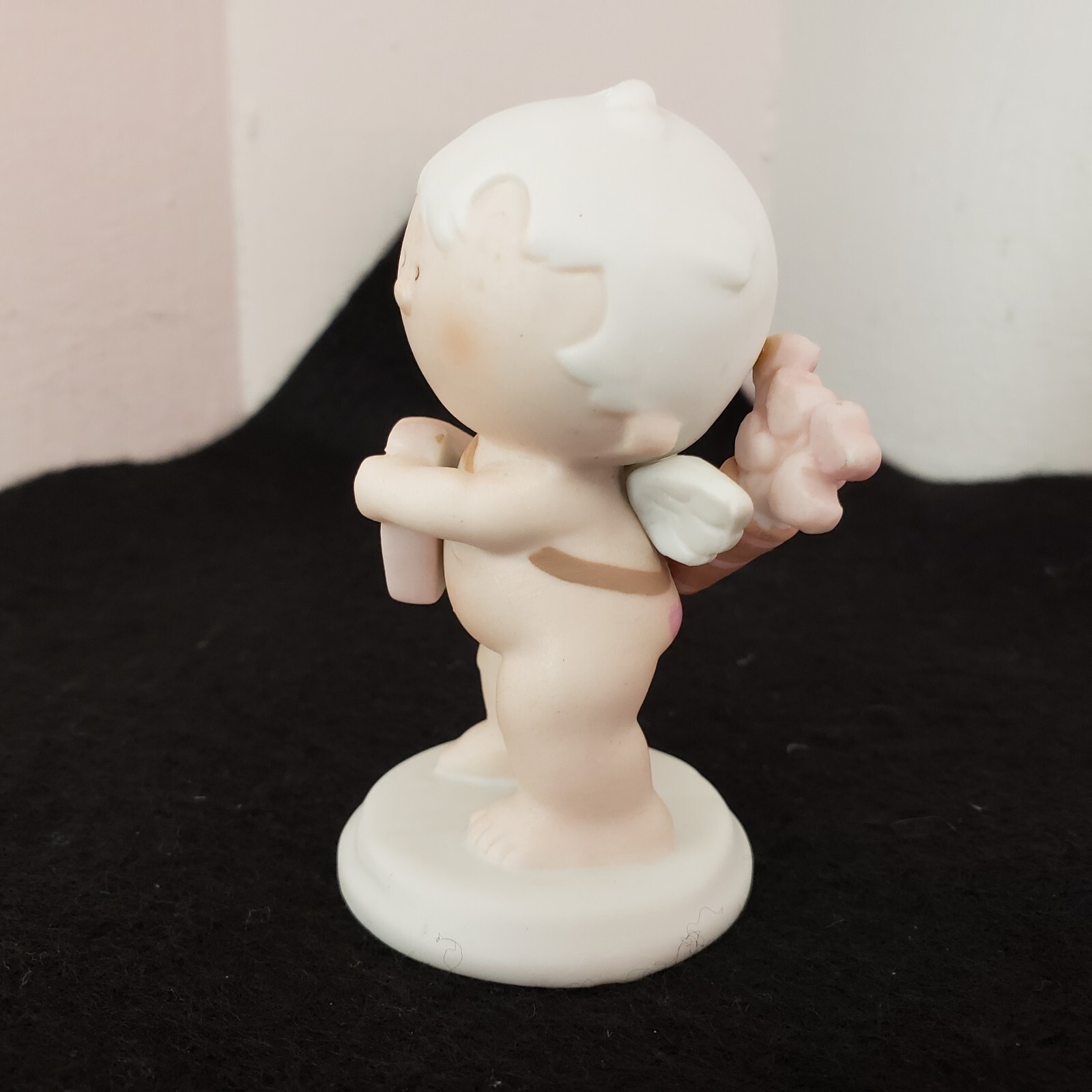 Cupid Holding I Love You Heart Fabrizio for George Good 1986 Vintage Figurine