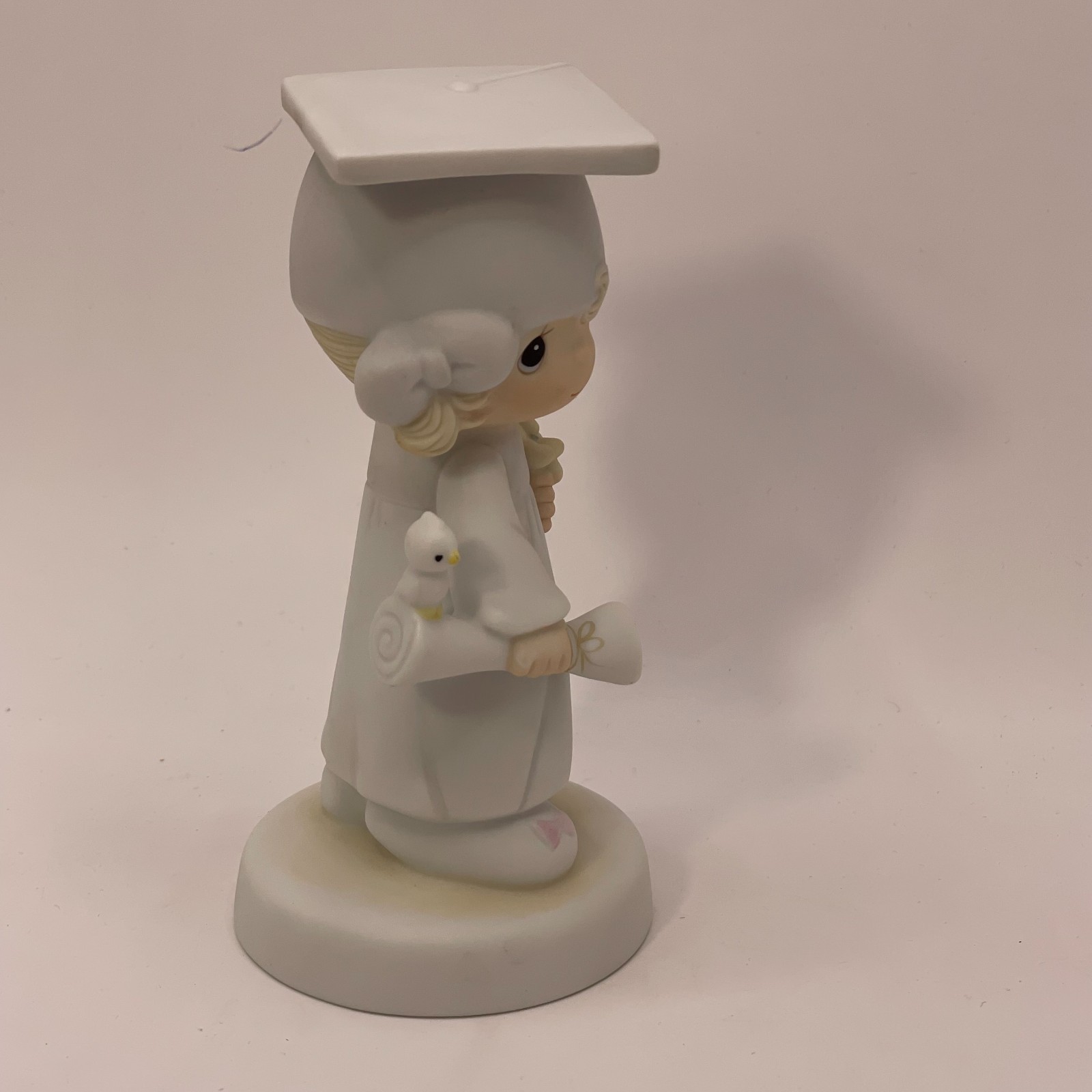 VTG Precious Moments Girl Graduate Figurine 1980 Jonathan&David The Lord Bless
