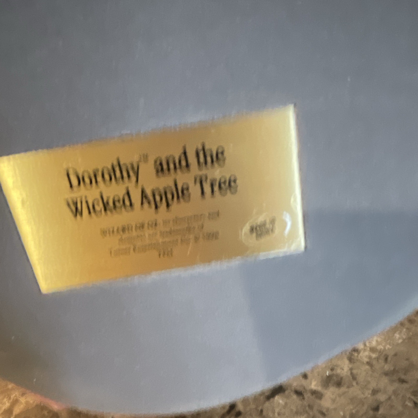 Dorothy Wizard of Oz Wicked Apple Tree Resin Figurine 3D Effect Multicolor 1990s