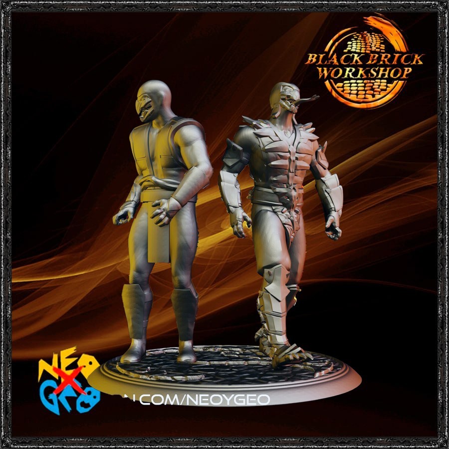 REPTILE – MORTAL KOMBAT 1 – 1/24 (75 mm Scale) Neoygeo UNPAINTED