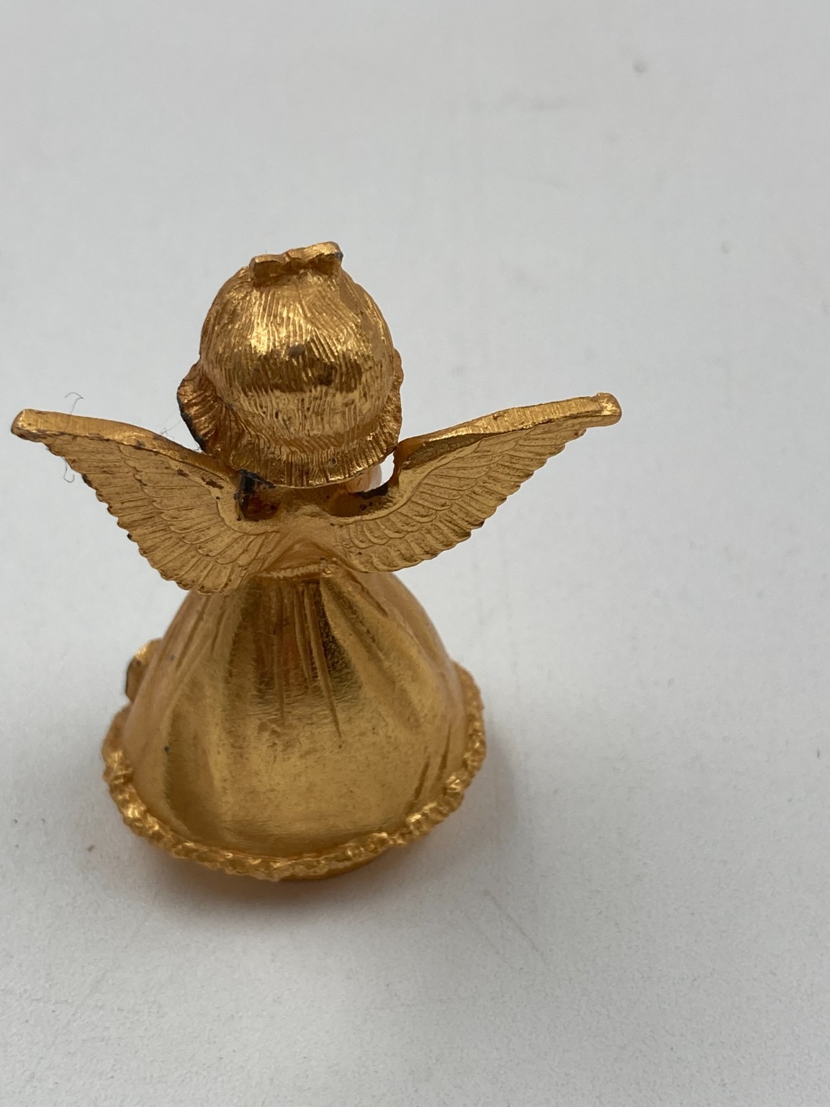 Vintage Creed 24kt Gold Plated Angel Figurine July Birthday Edition 2″ Tall