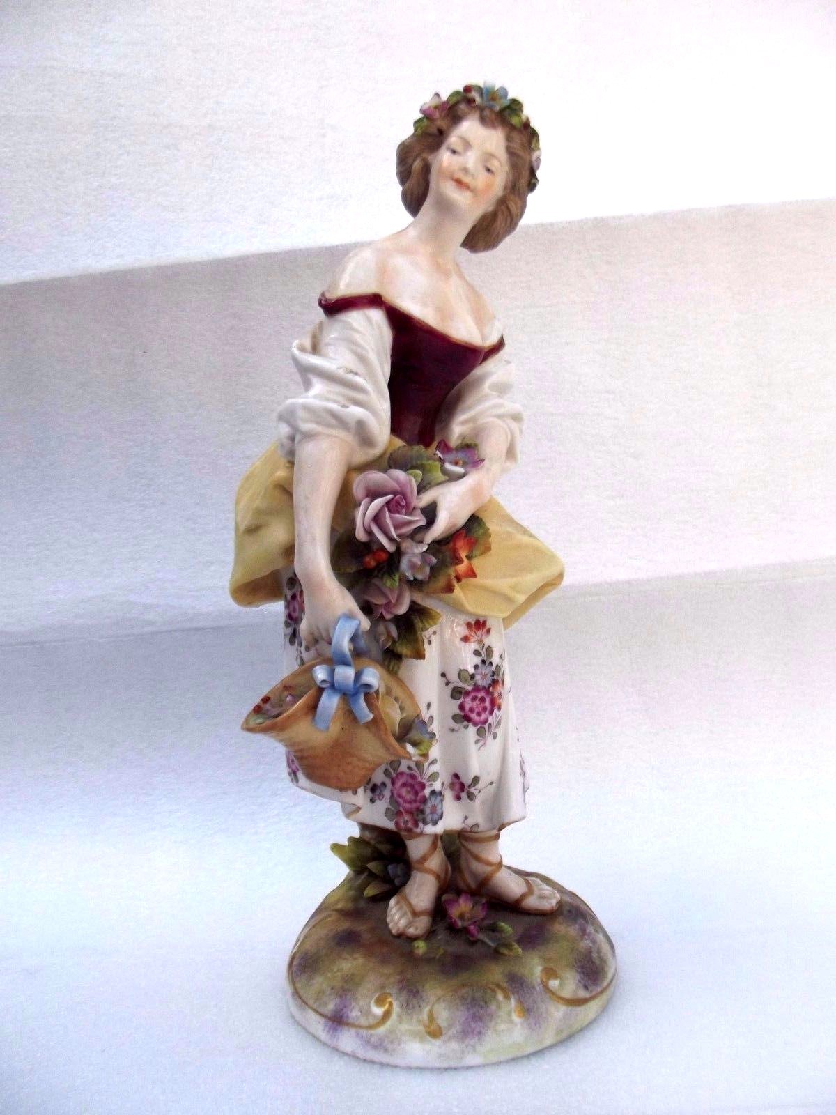 Early 20th Century George Macheleid German Porcelain Figures