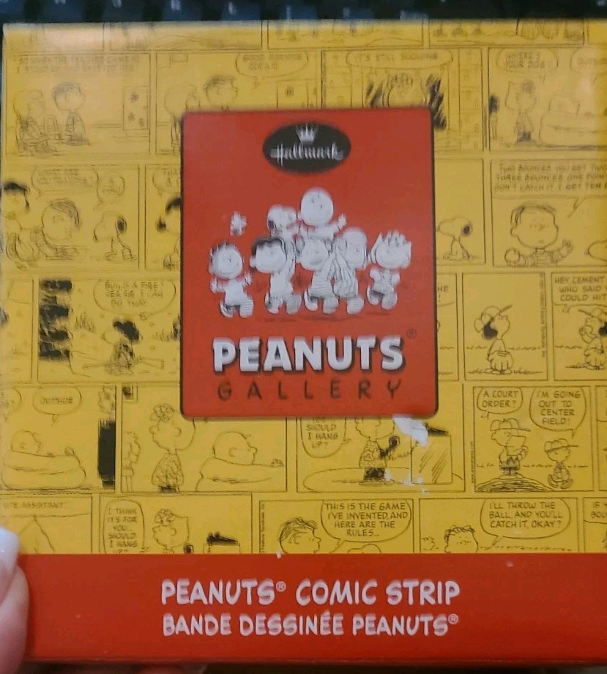 2001 Peanuts Limited Edition Comic Strip A Neat Philosophy Box And COA