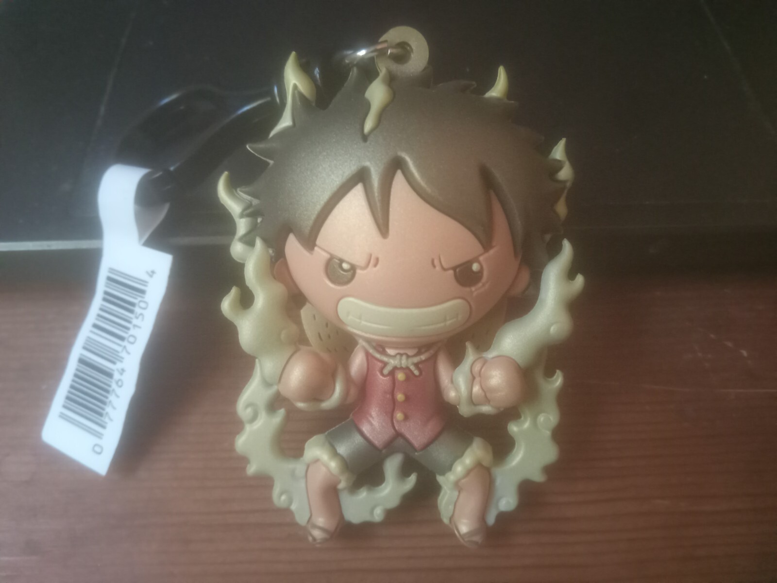 One Piece Series 4 Figural Bag Clip 3 Inch Luffy Gear 2 Special Color Version