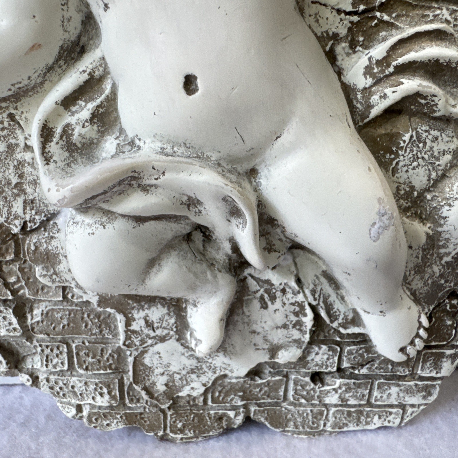 VTG Wang’s Int’l Resin Cherub Wall Shelf Decor Vintage 7 x 5.5 Inch