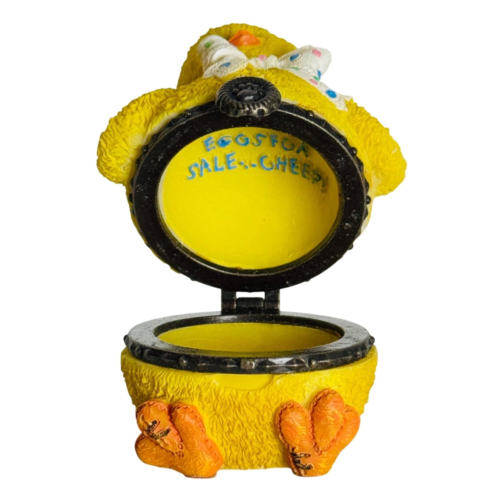 Boyds Bears Lily’s Chick w/Eggbert McNibble Easter Hinged Treasure Box