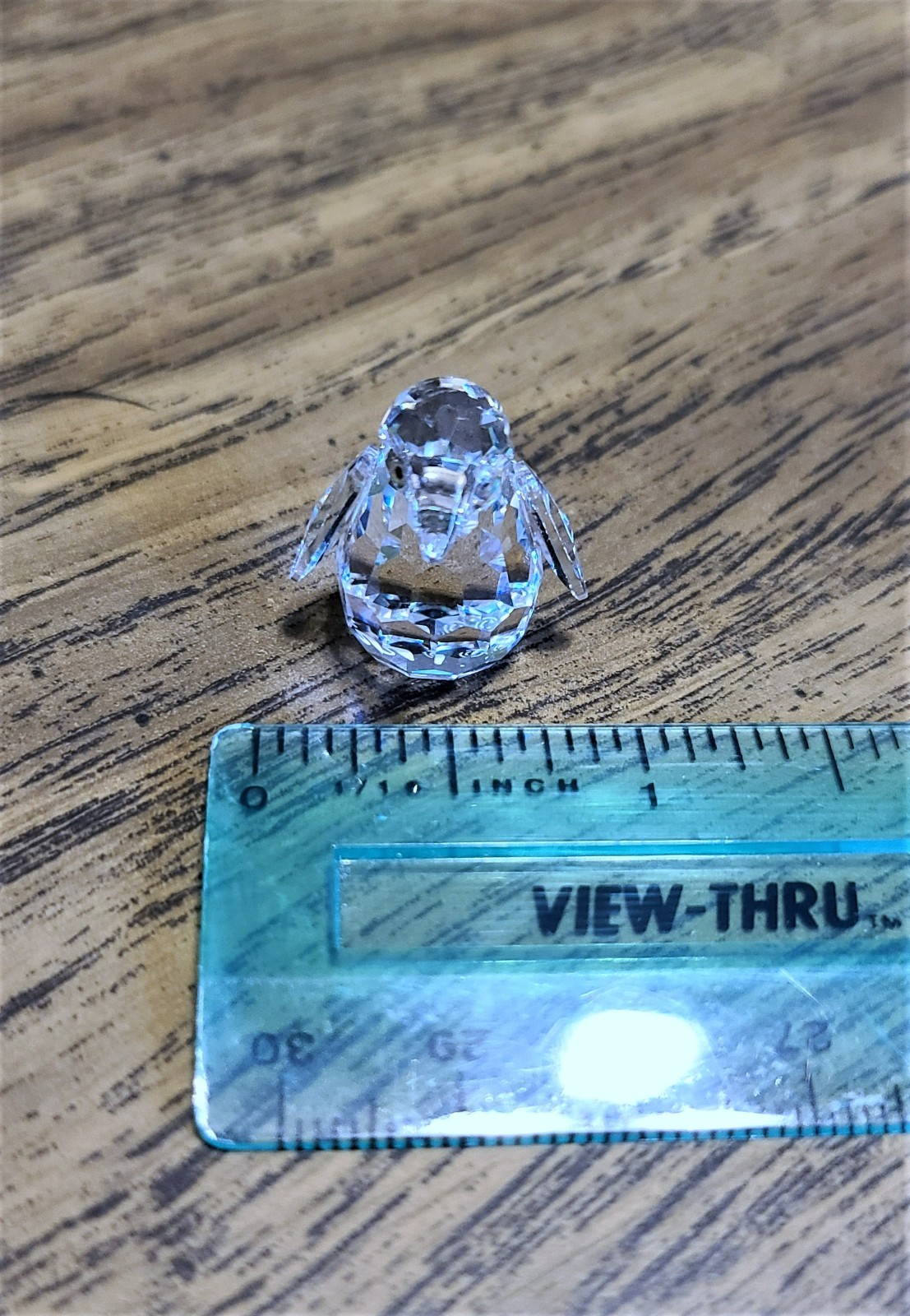 🐧Swarovski Crystal MINI (1 In.) Baby Penguin Figurine, w/ Iridescent Eyes, Logo