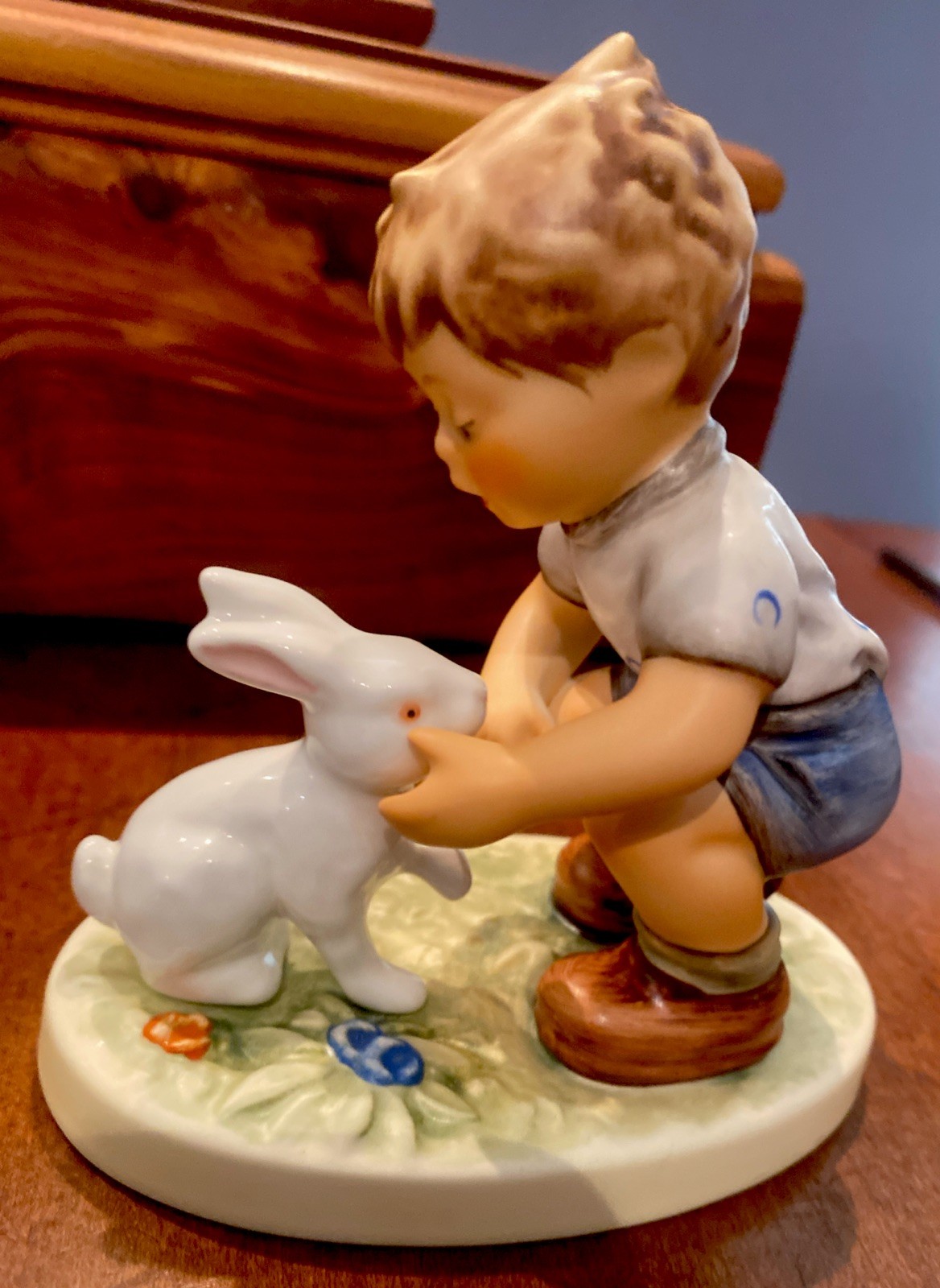 VTG Goebel Hummel Private Conversation Figurine #615 Bee Signed TM2 4.5”