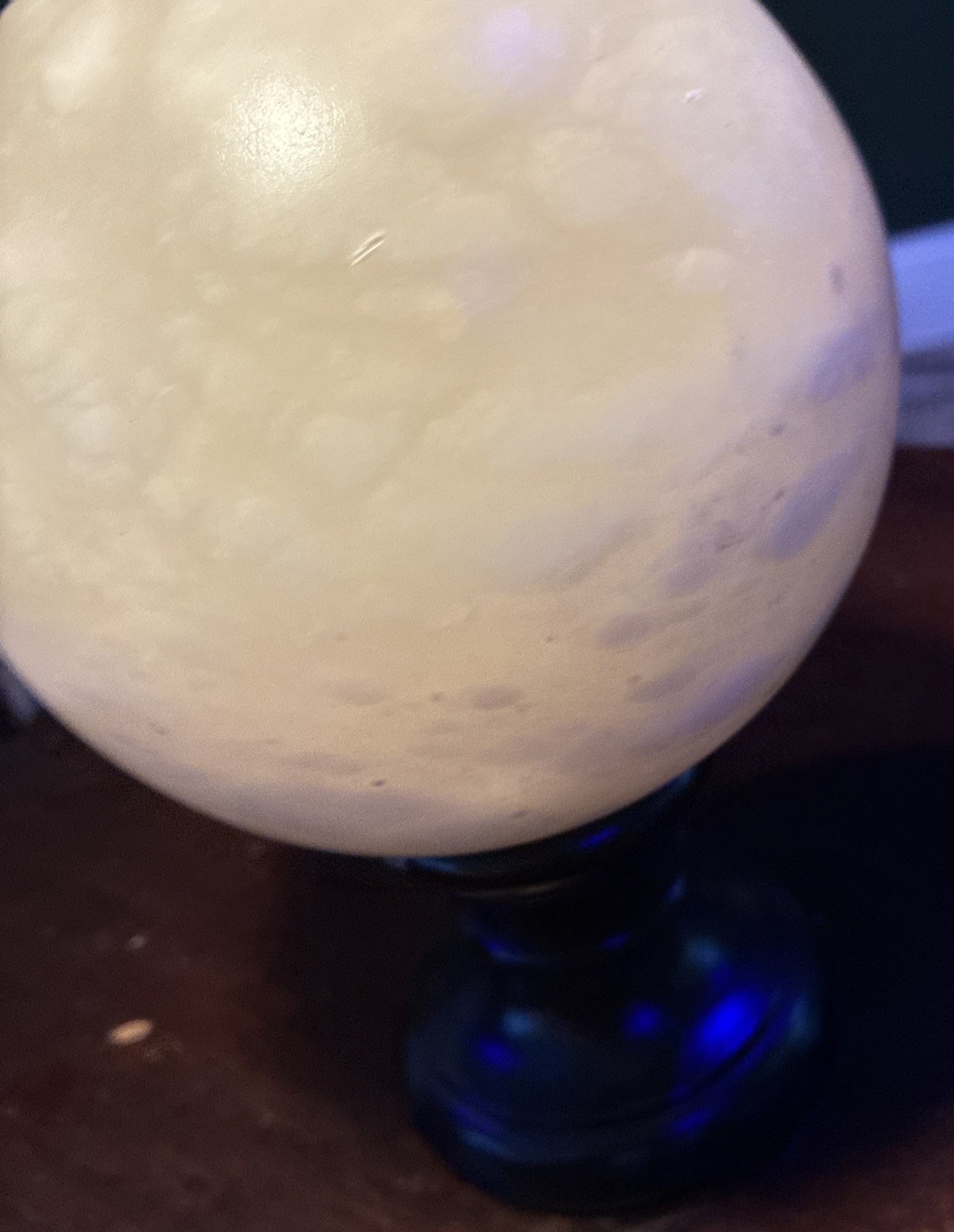 Rare Alabaster Modern Art on Black Pedestal