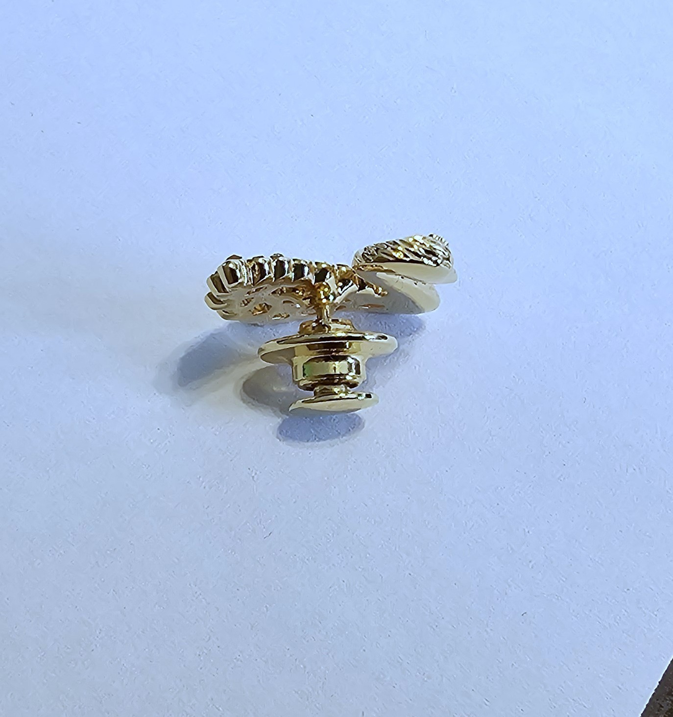 🦢 Swarovski Crystal MINI 1995 SCS Gold Multicolored Swan Figurine Pin Brooch