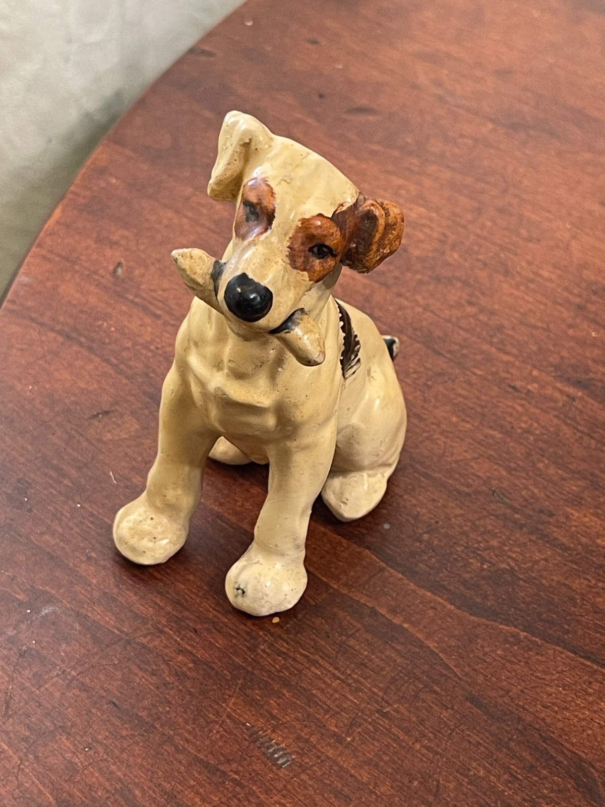 Vintage 4″ RCA Nipper Dog Figurine – Plaster Mascot – His Master’s Voice
